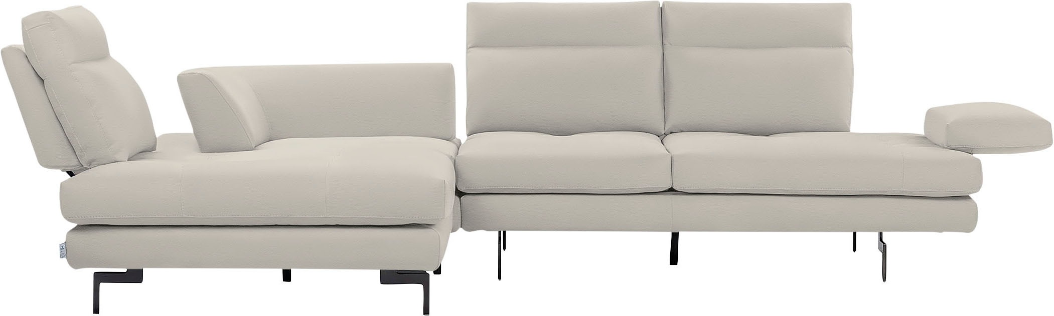 CALIA ITALIA Ecksofa "Toby Wing, Komfortsofa mit Sitzkomfort der Extraklass günstig online kaufen
