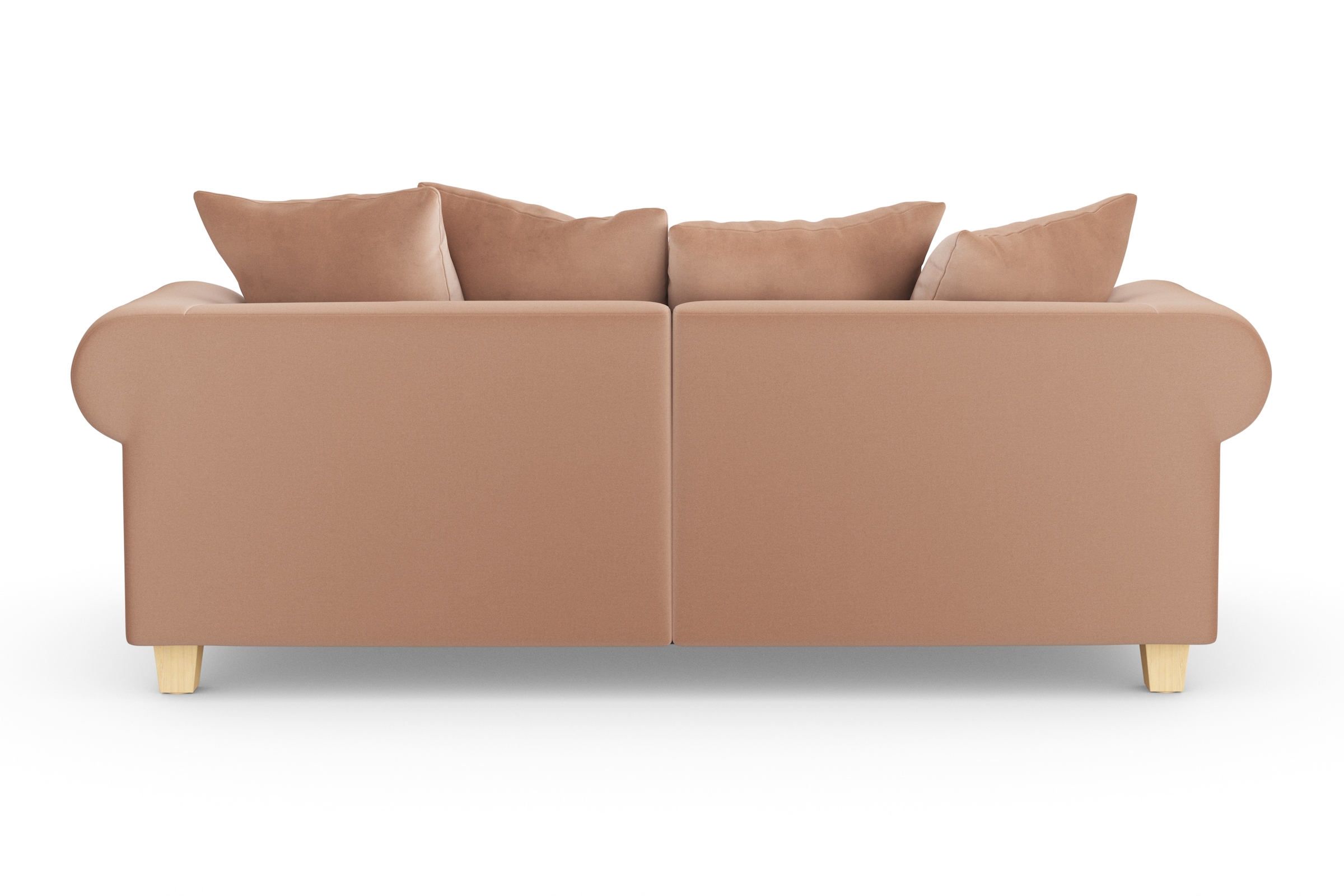 Home affaire Big-Sofa »Queenie Megasofa«, (2 St.), mit weichem Sitzkomfort  und zeitlosem Design, viele kuschelige Kissen kaufen | BAUR