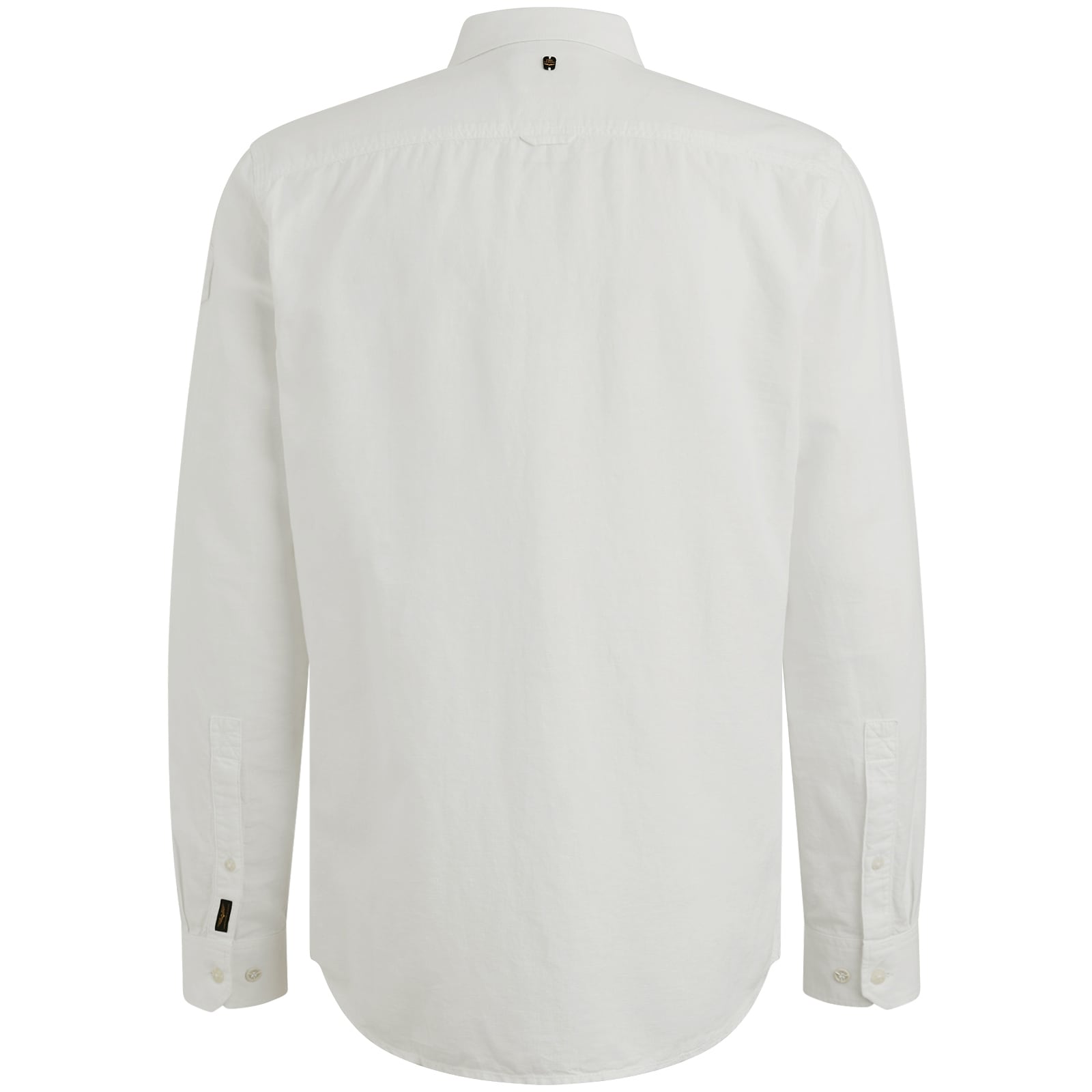 PME LEGEND Langarmhemd »Long Sleeve Shirt Cotton/linen«, mit Brusttaschen und mit Leinen