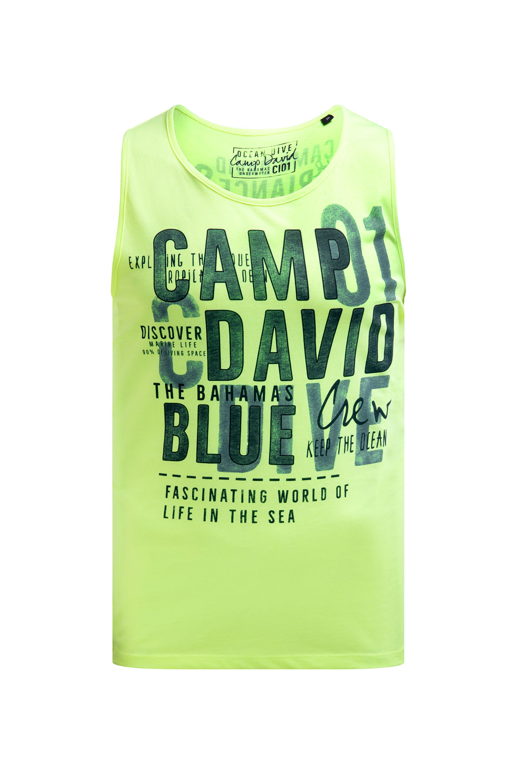 CAMP DAVID Tanktop mit Baumwolle