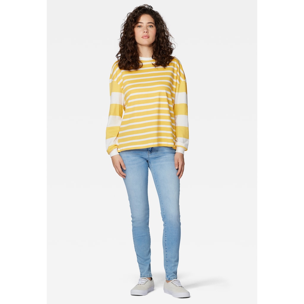 Mavi Langarmshirt »CREW NECK TEE« Longsleeve mit breiten und dünnen Streifen Mavi Langarmshirt »CREW NECK TEE« Longsleeve mit breiten und dünnen Streifen
