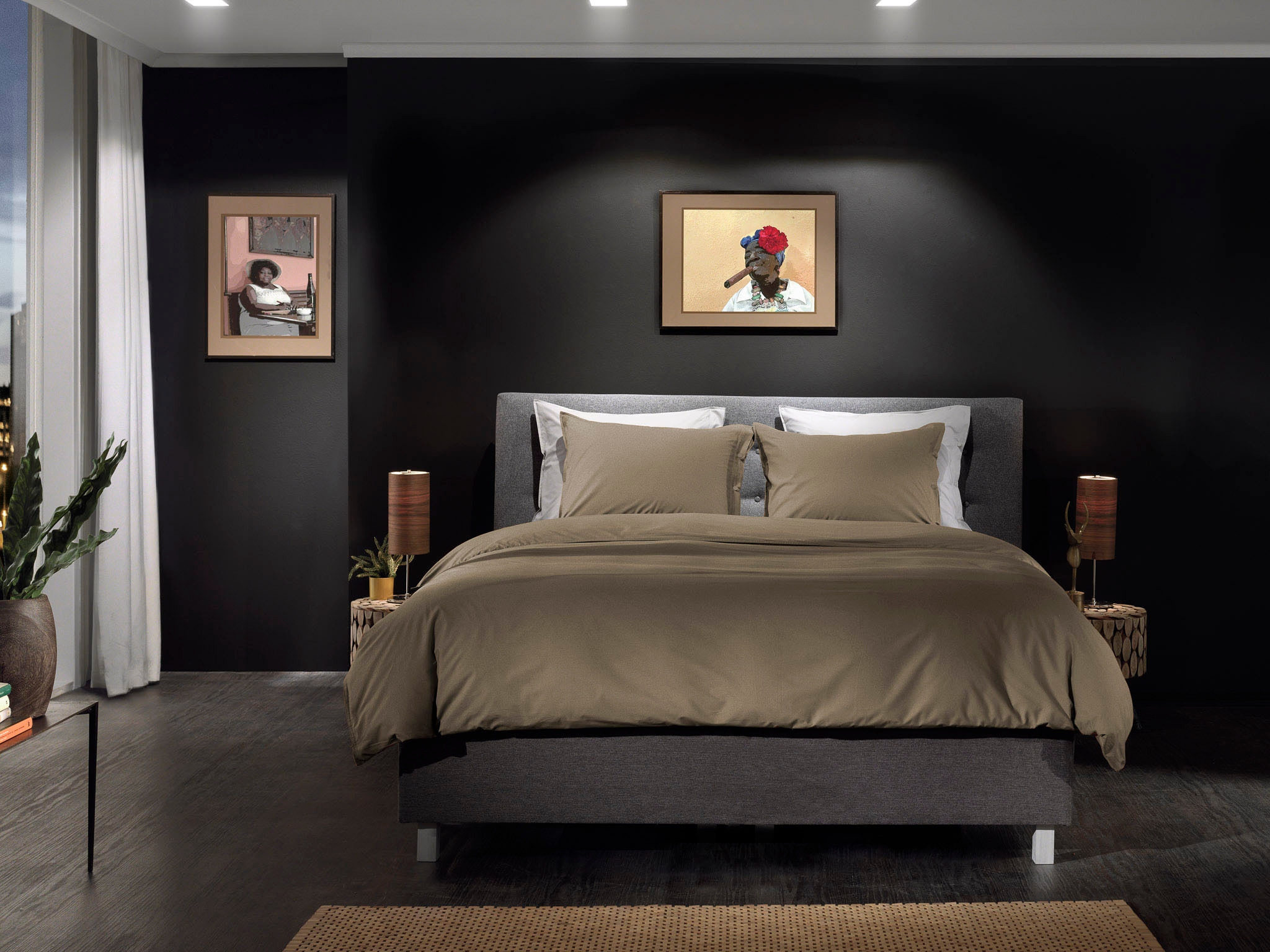 YELLOW Bettwäsche "Percale" 2 Stk. tlg. Uni Design, 100% Baumwolle ab 135x2 günstig online kaufen