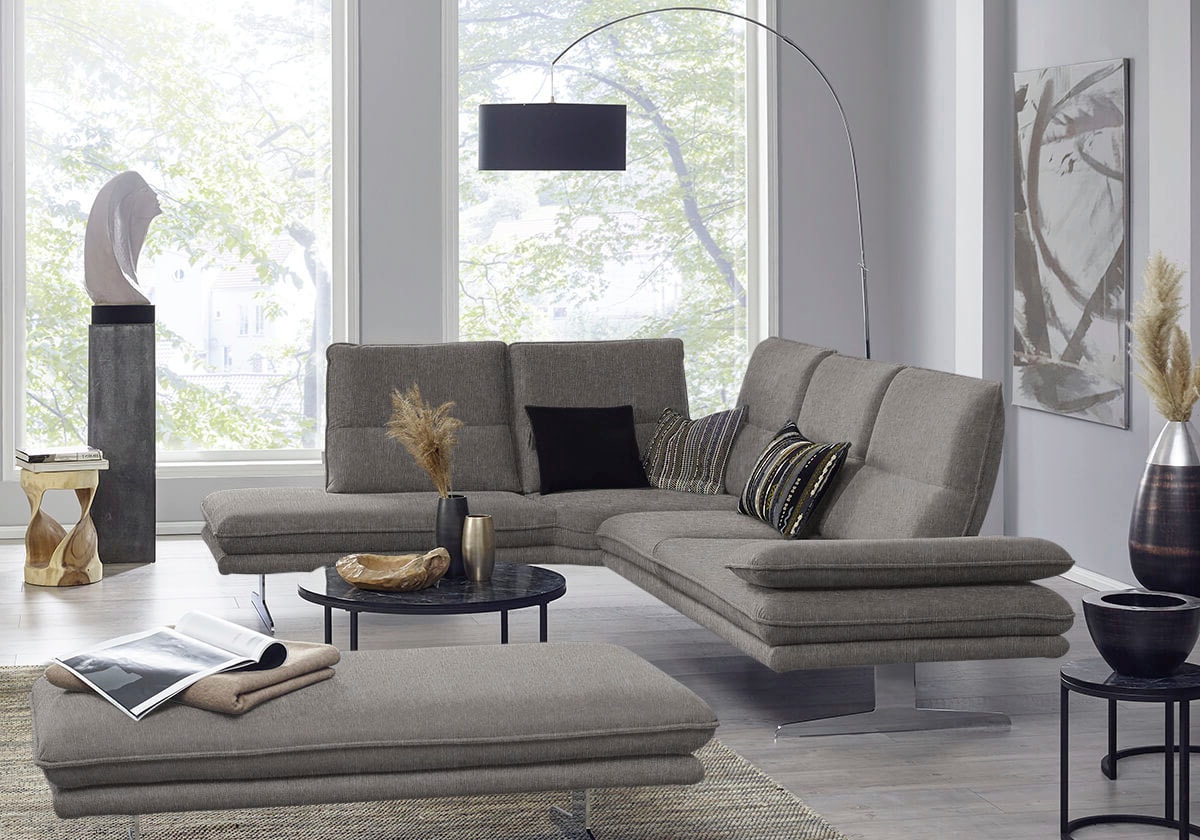 W.SCHILLIG Ecksofa "broadway, Designsofa, mit tollem Sitzkomfort, L-Form" S günstig online kaufen