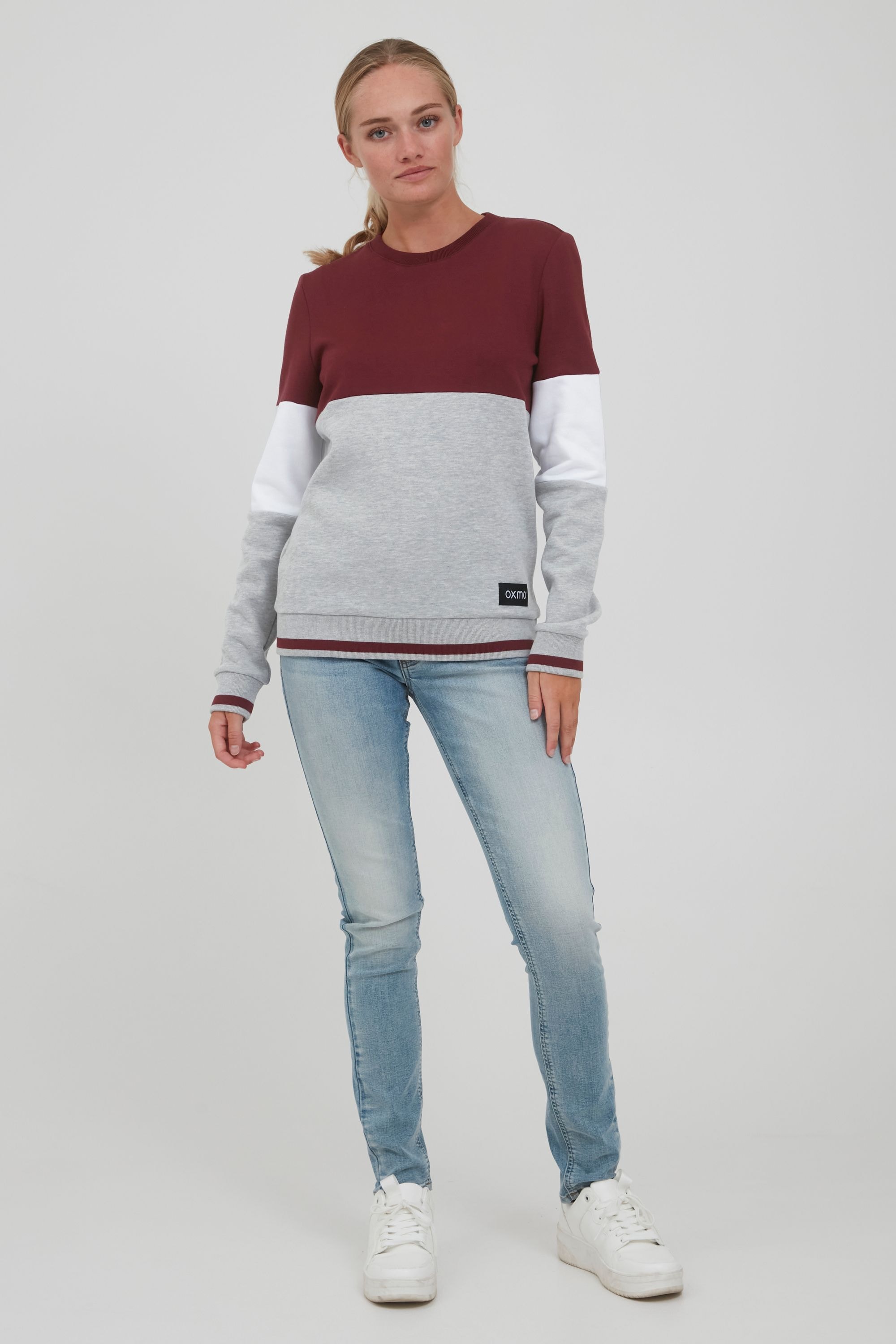 OXMO Rundhalspullover »Sweatpullover OXOmaya«