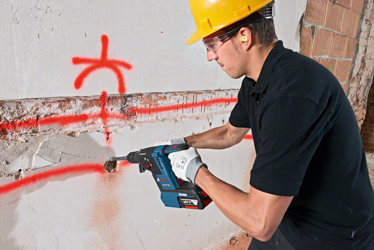 Bosch Professional Akku-Bohrhammer »»GBH 18V-26F««, mit SDS plus GBH 18V-26F, ohne Akku, ohne Ladegerät