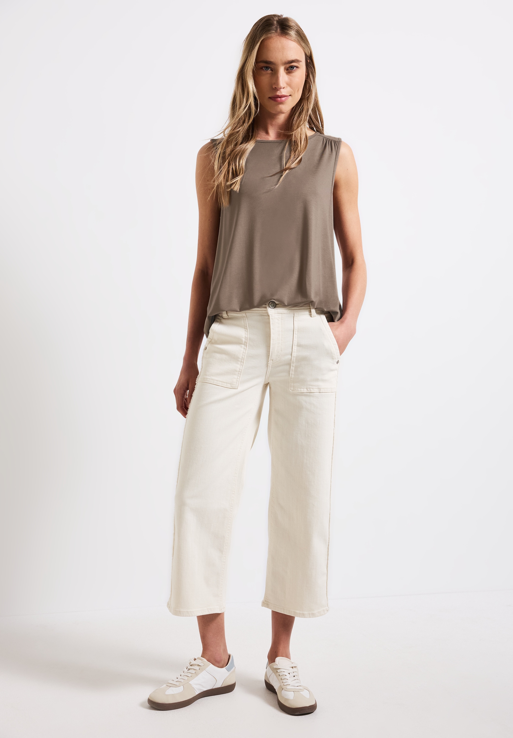 STREET ONE 2-in-1-Top, mit U-Boot-Ausschnitt