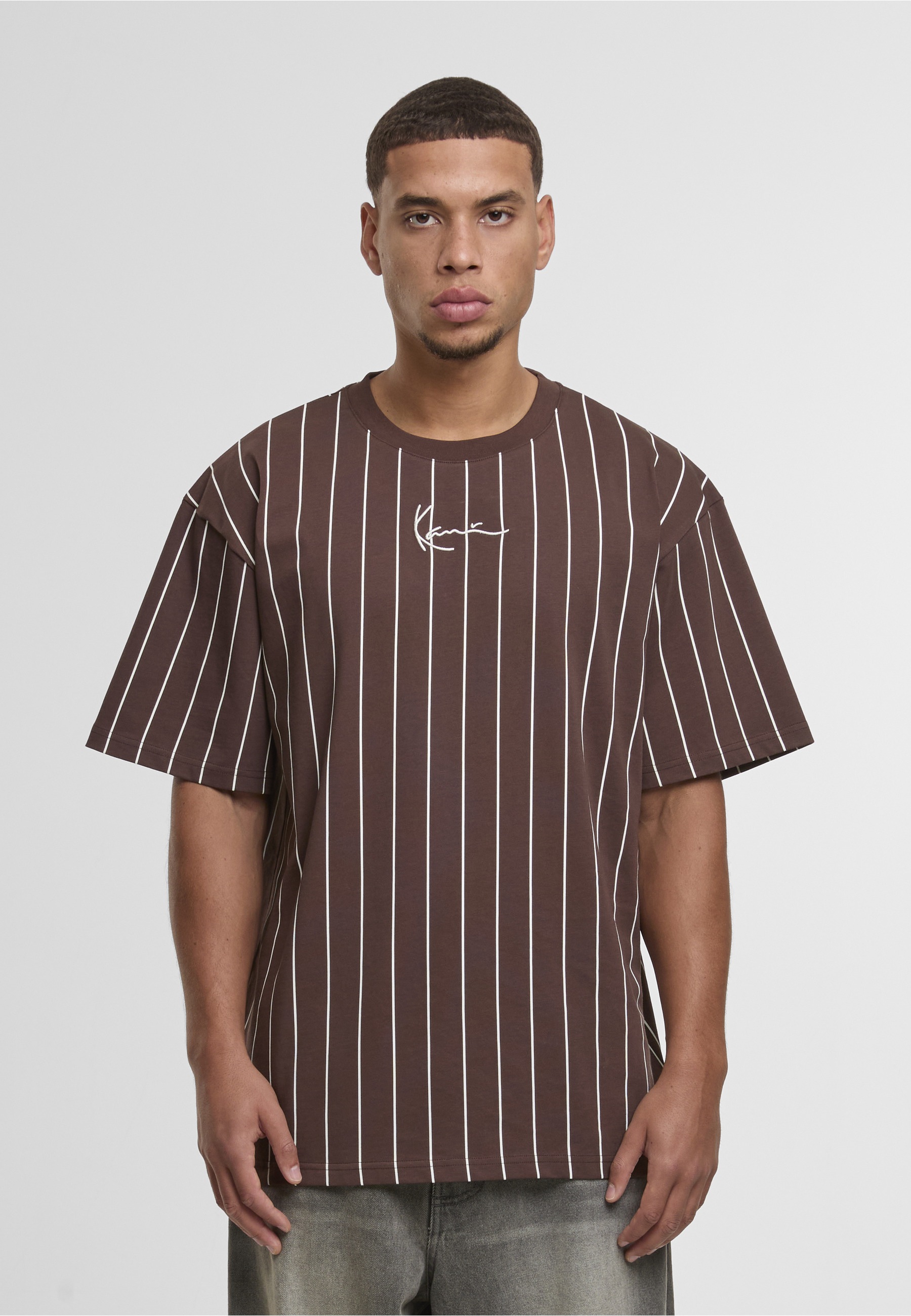 Karl Kani T-Shirt »Karl Kani Small Signature Essential Pinstripe Tee« 1
