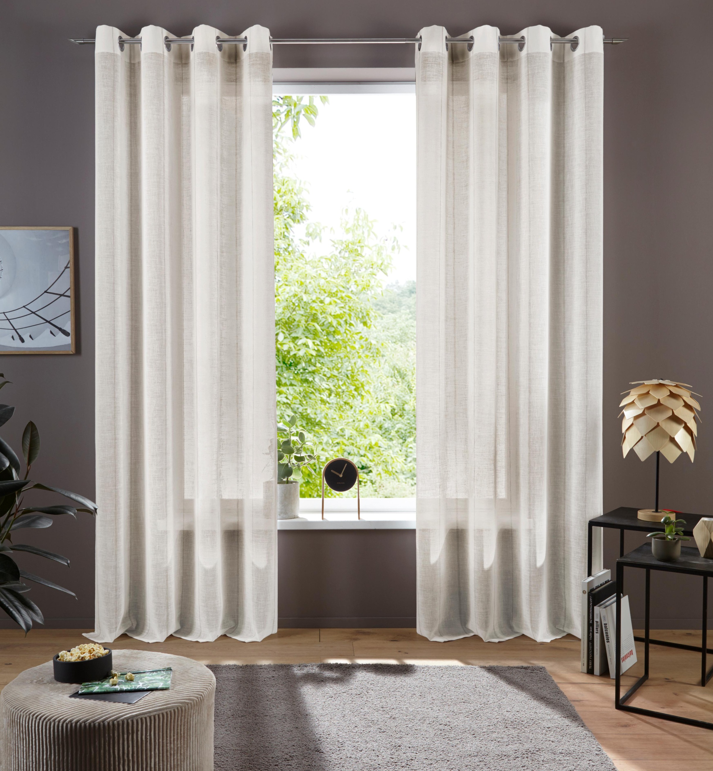 Transparent Polyester | BAUR kaufen my Gardine home (1 St.), »Clea«,