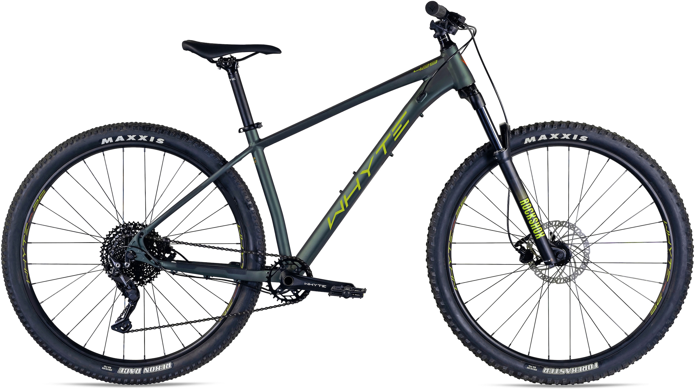 Whyte Bikes Mountainbike "429", 10 Gang, Shimano, Deore Schaltwerk, Kettenschaltung, für Damen und Herren, Kettenschaltu