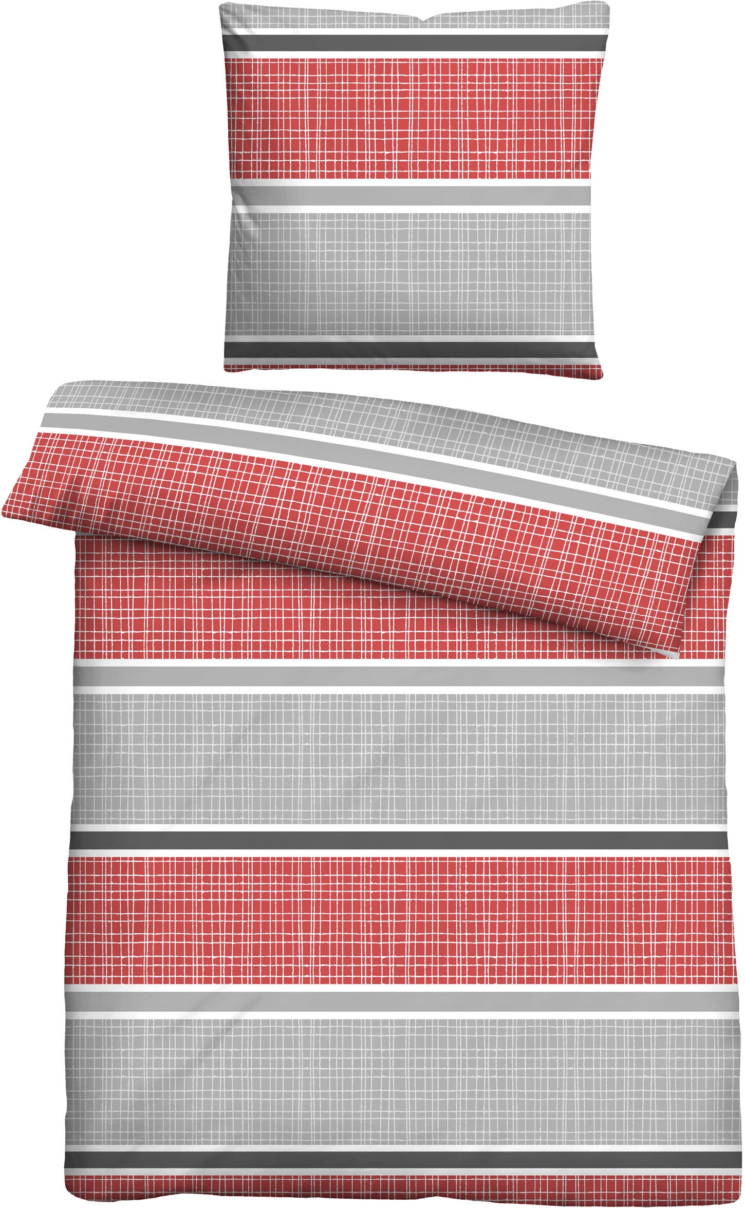 Castell - Markenbettwäsche Bettwäsche "0360444" 2 Stk. tlg. Thermo-Fleece, günstig online kaufen