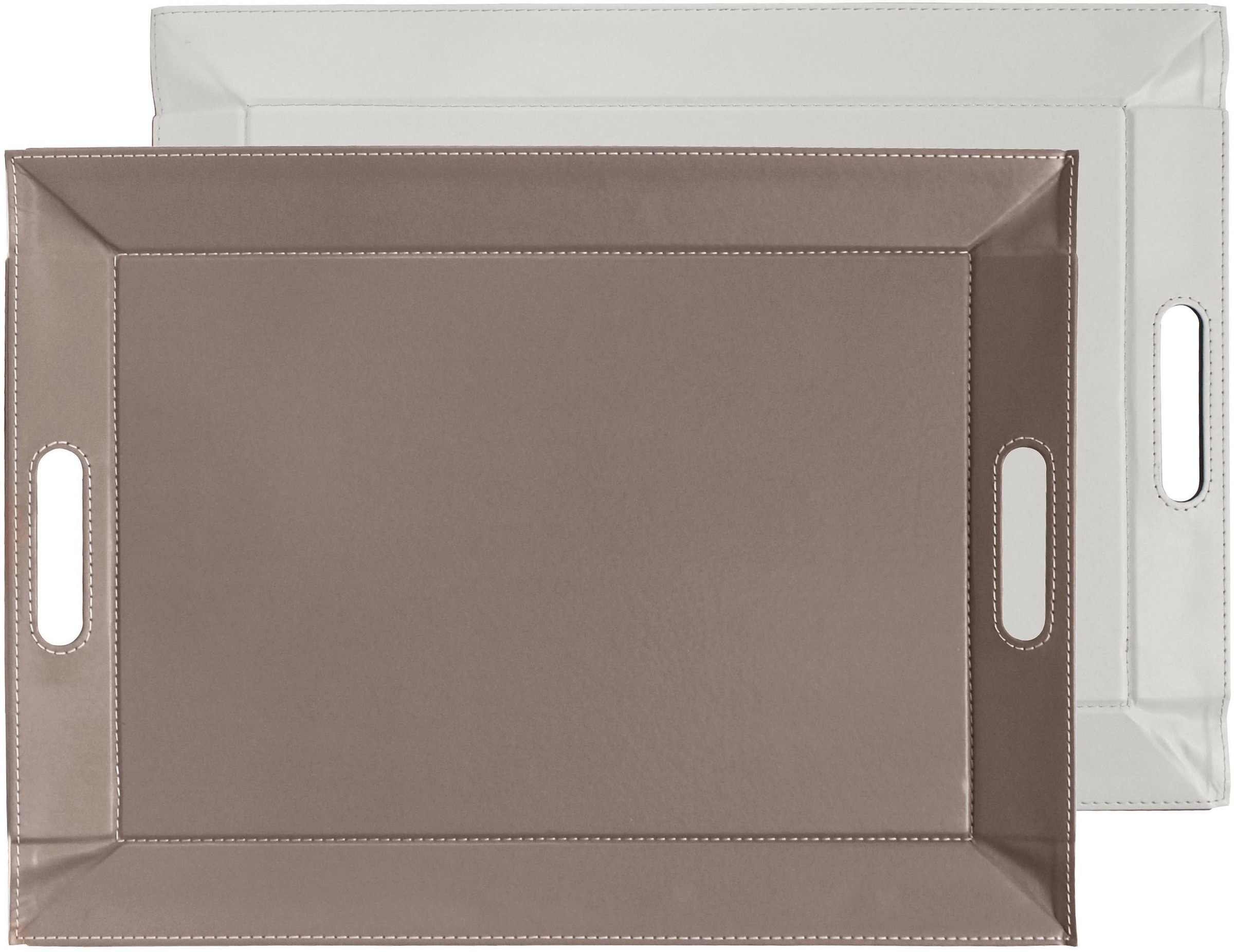 freeform Tablett "DUO, 2-farbiges Wendetablett, Tablett und Tisch-Set in ei günstig online kaufen