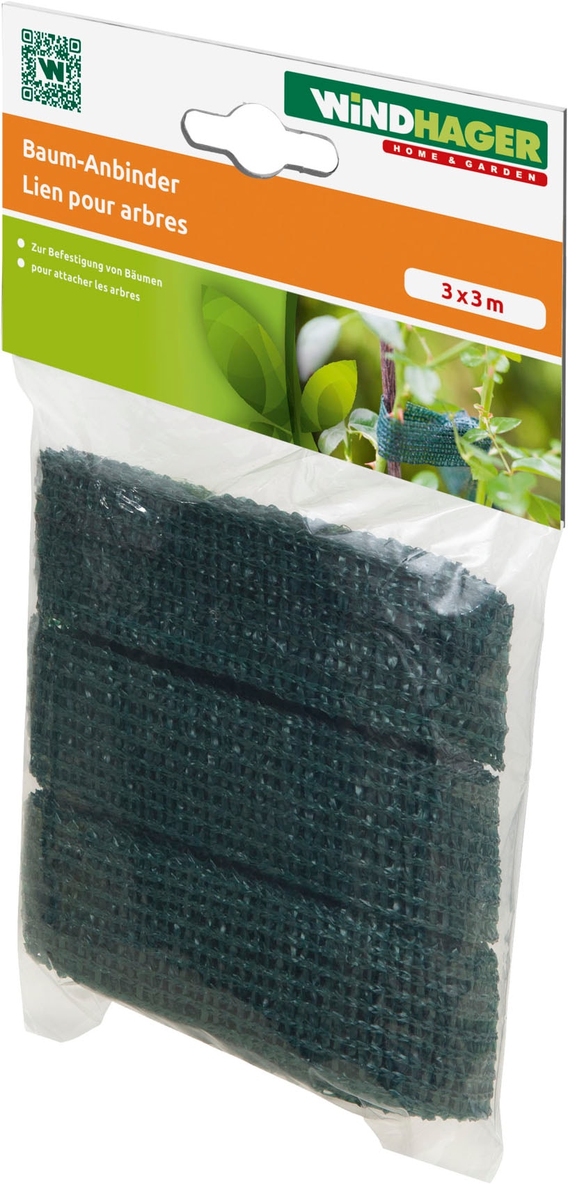 Windhager Pflanzschnur »Baumanbinder für Äste und Bäume, 3 Stk., Pflanzenband aus Kunststoff« Packung, 3 Stk. tlg. Fixierband 3 cm x 3 m