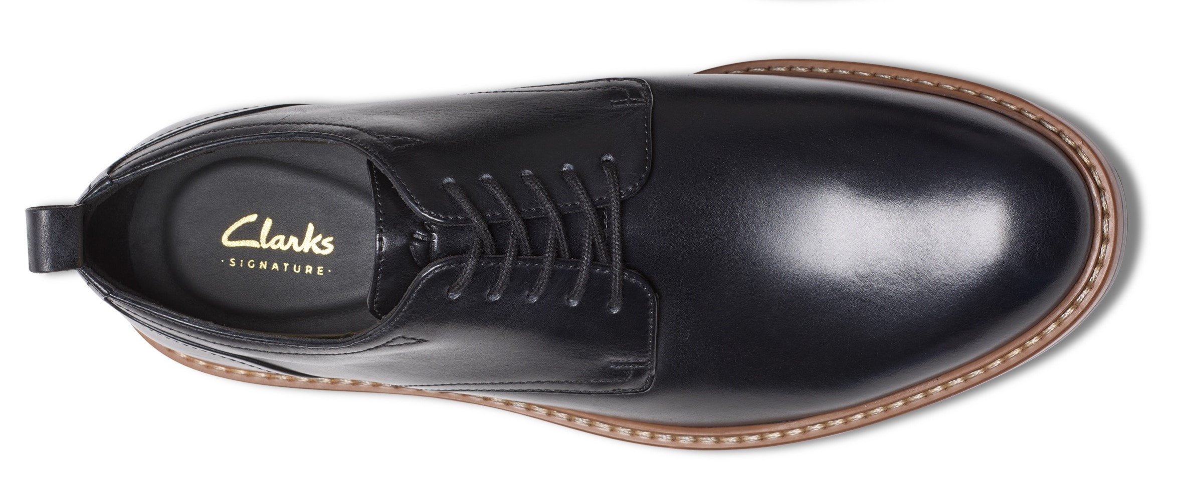 Clarks Schnürschuh »Alwin Lace«, Business Schnürschuh mit Anziehlasche