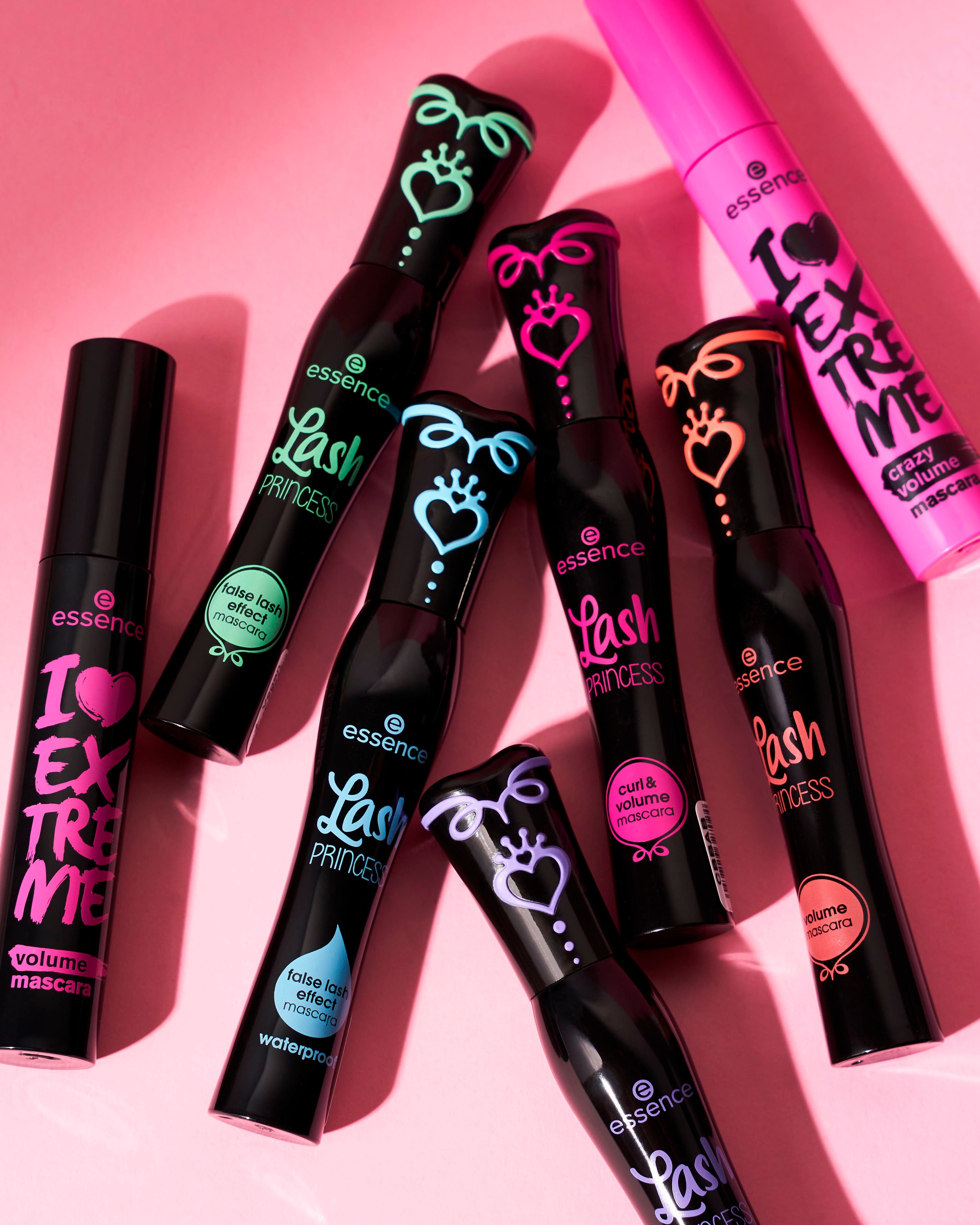 Essence Mascara »I LOVE EXTREME volume mascara«, (Set, 3 tlg.), mit cremiger Textur