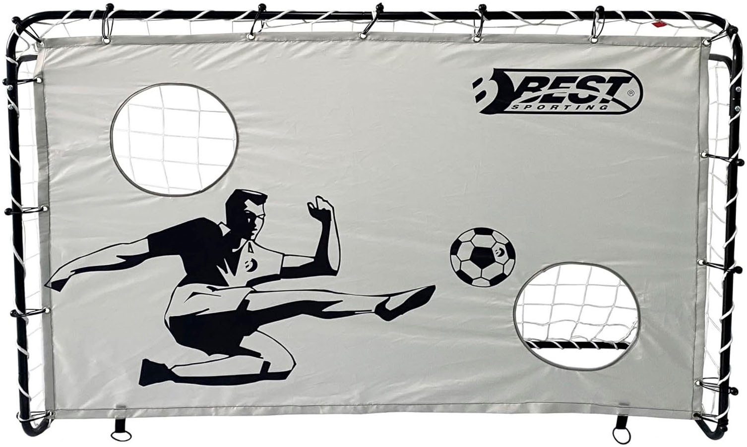 Best Sporting Fußballtor »Fußballtor mit Torwand 2 Schusslöcher«