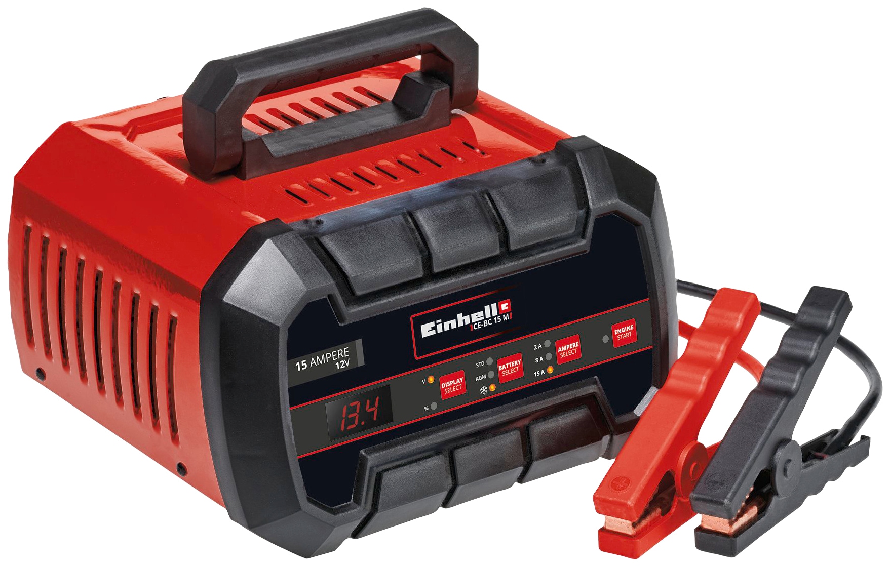 Einhell Autobatterie-Ladegerät "CE-BC 15 M" 15.000 2,4-15 A, 12 V