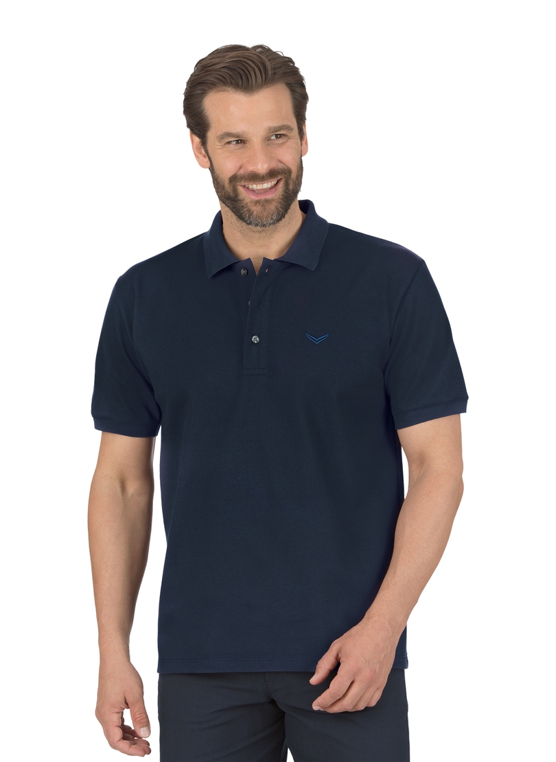 Trigema Poloshirt in Piqué-Qualität BAUR Knopfleiste | Kragen mit