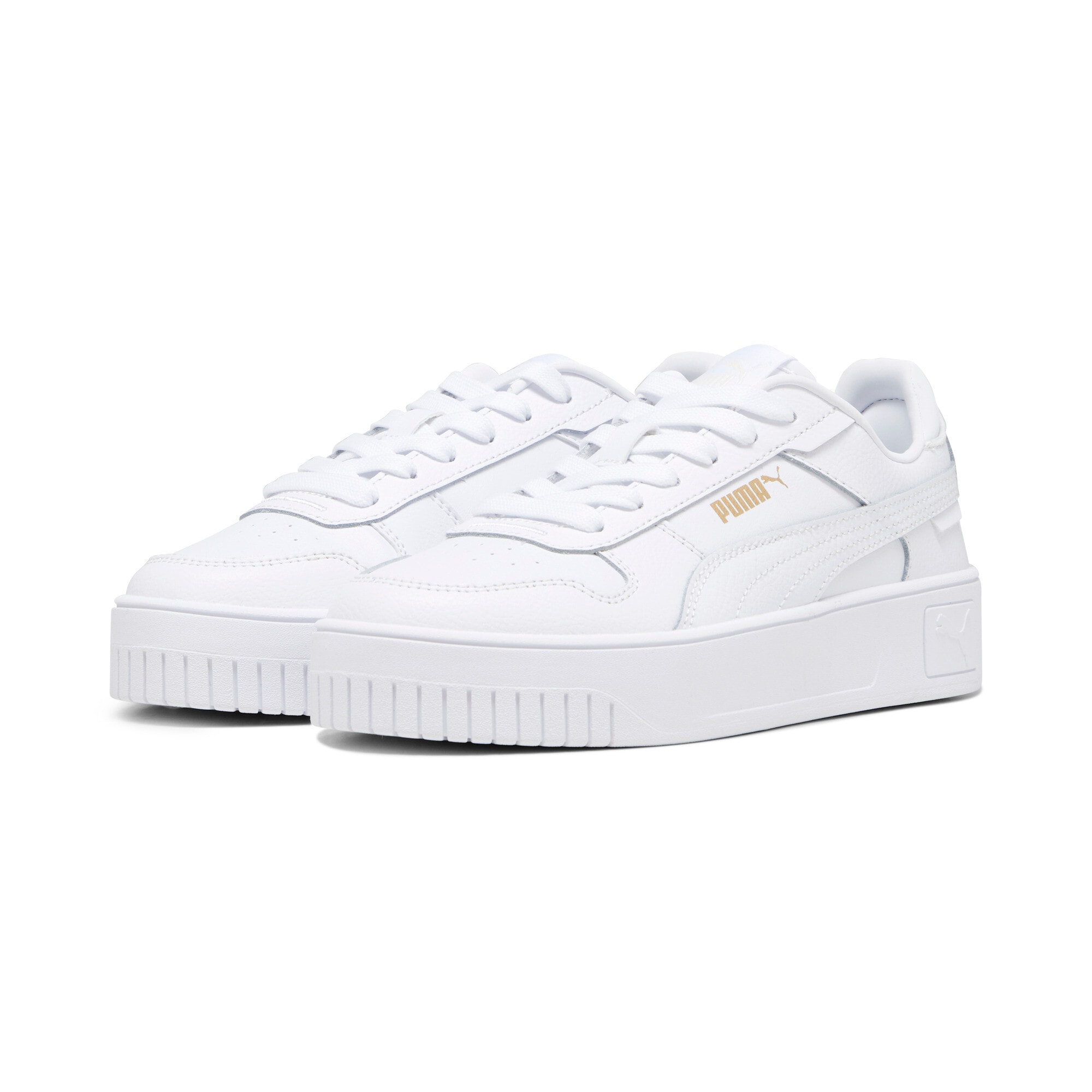 PUMA Sneaker "CARINA STREET JR" mit sportlicher Silhouette, mit Plateausohle, mit Schnürung