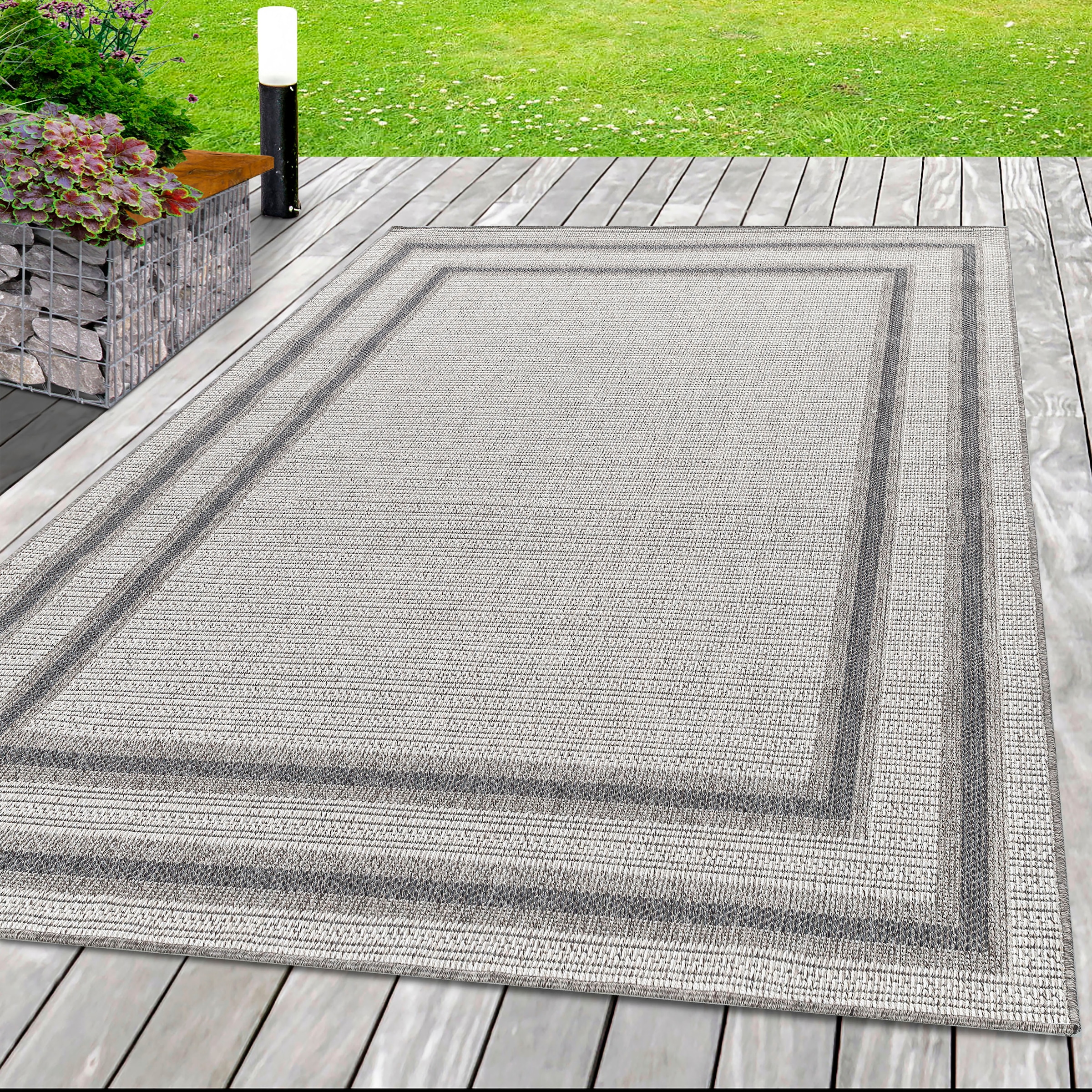 Ayyildiz Teppiche Outdoorteppich "ARUBA 4901, auch als Läufer" rechteckig 6 mm Höhe Pflegeleicht, Modern, In- und Outdoor geeignet
