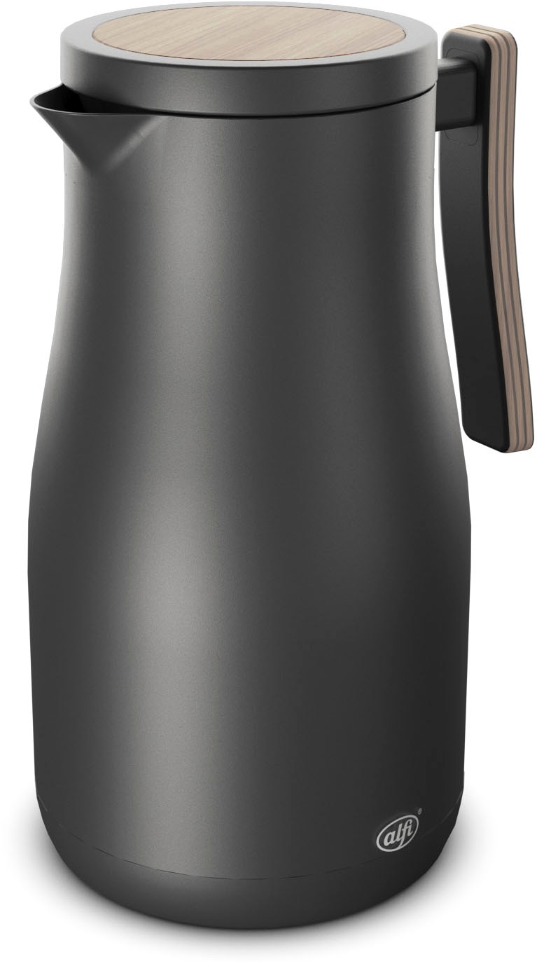 Alfi Isolierkanne »STUDIO ALLURE, aus doppelwandigem Edelstahl«, 1 l, (1 St.), 12h heiß & 24h kalt, ergonomischer Griff, große Öffnung