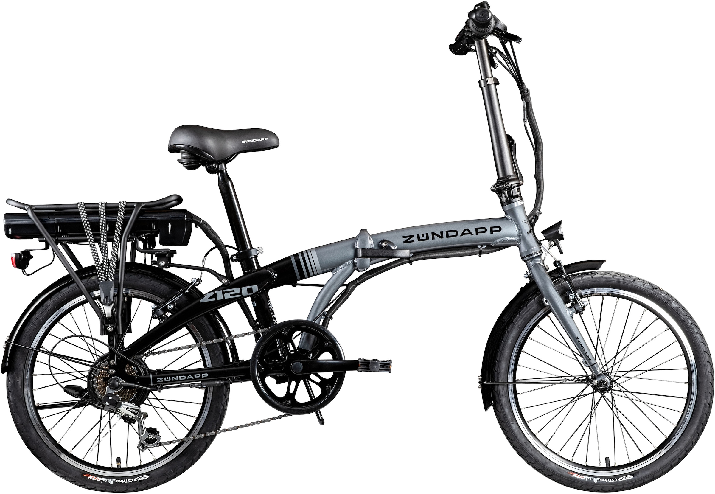 Zündapp E-Bike "Z120", 7 Gang, Shimano, Tourney, Heckmotor 250 W, Pedelec, Elektrofahrrad für Damen u. Herren