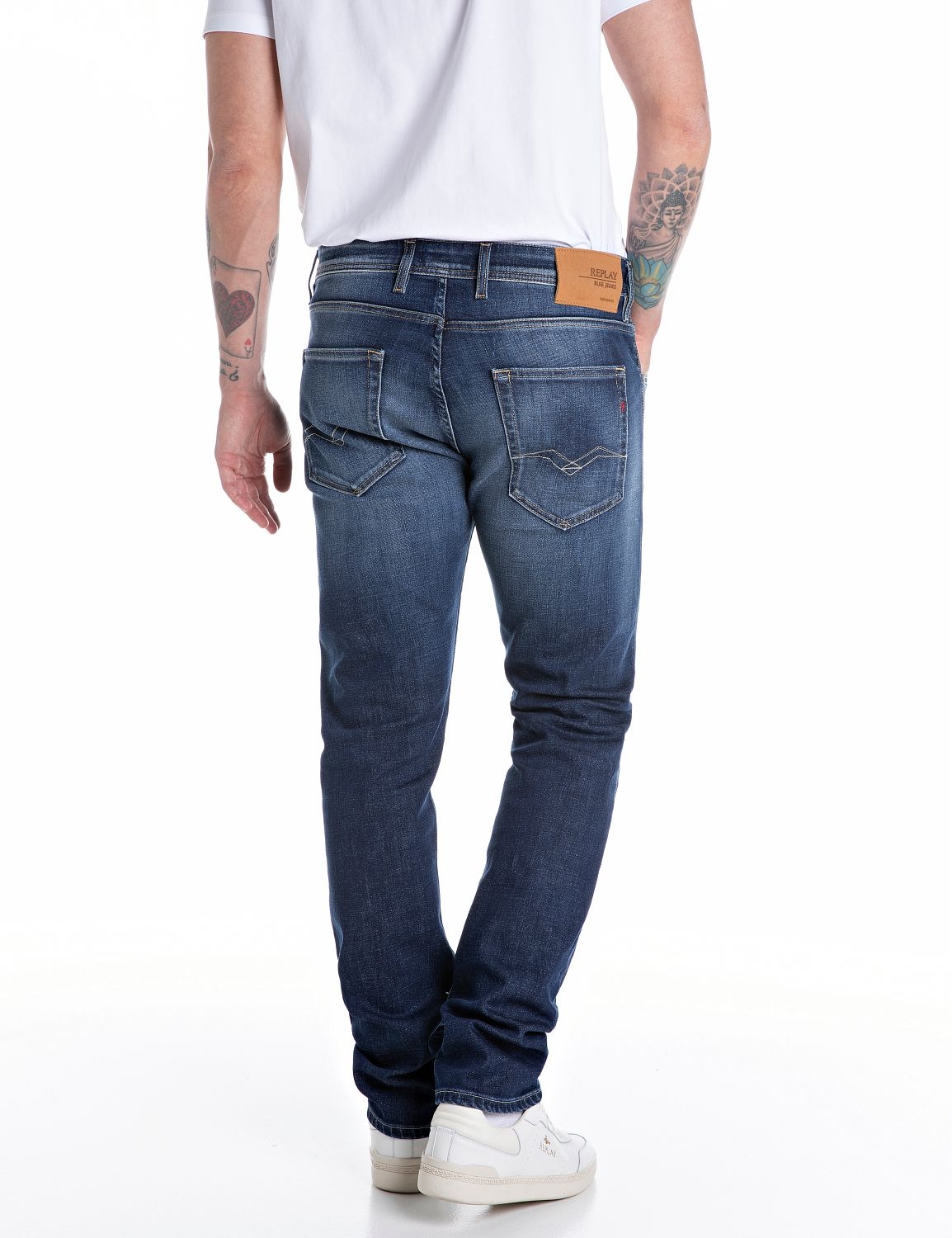 Replay Straight-Jeans »GROVER«, in vielen verschiedenen Waschungen, mit Stretch