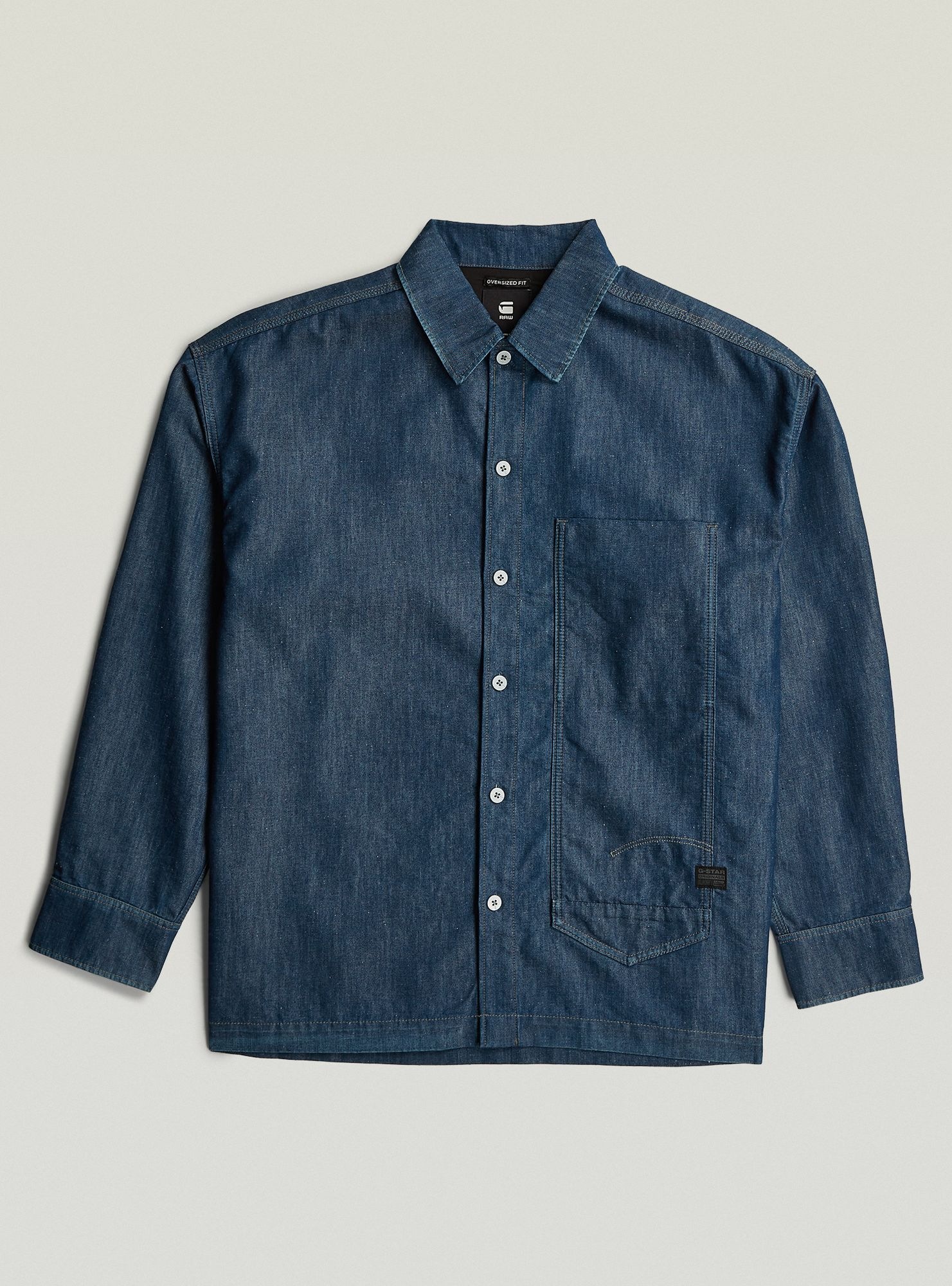 G-STAR Langarmshirt »Long Pocket Boxy Fit Hemd«