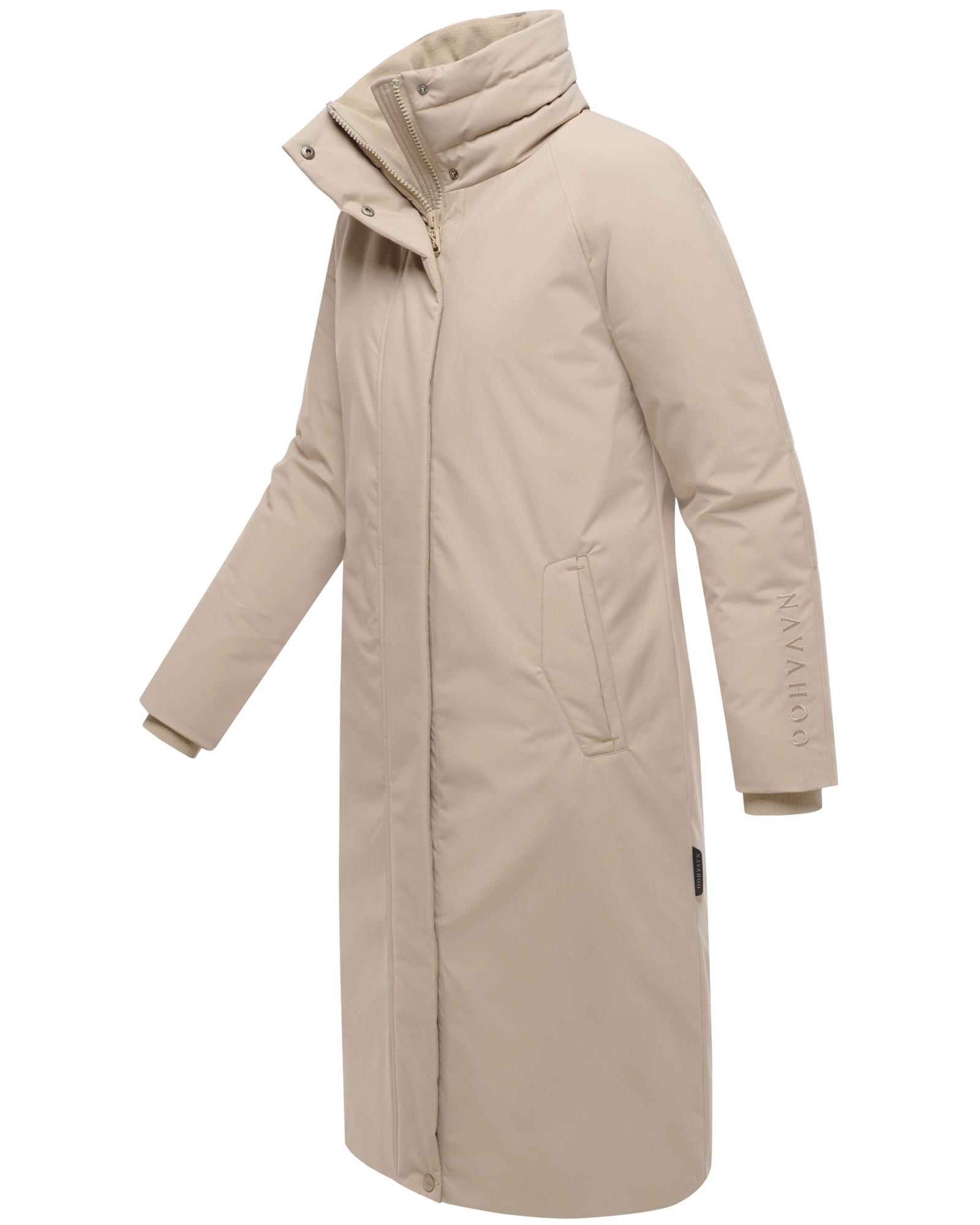 Navahoo Wintermantel »Traumblüte 14«, Warmer Parka mit Stehkragen