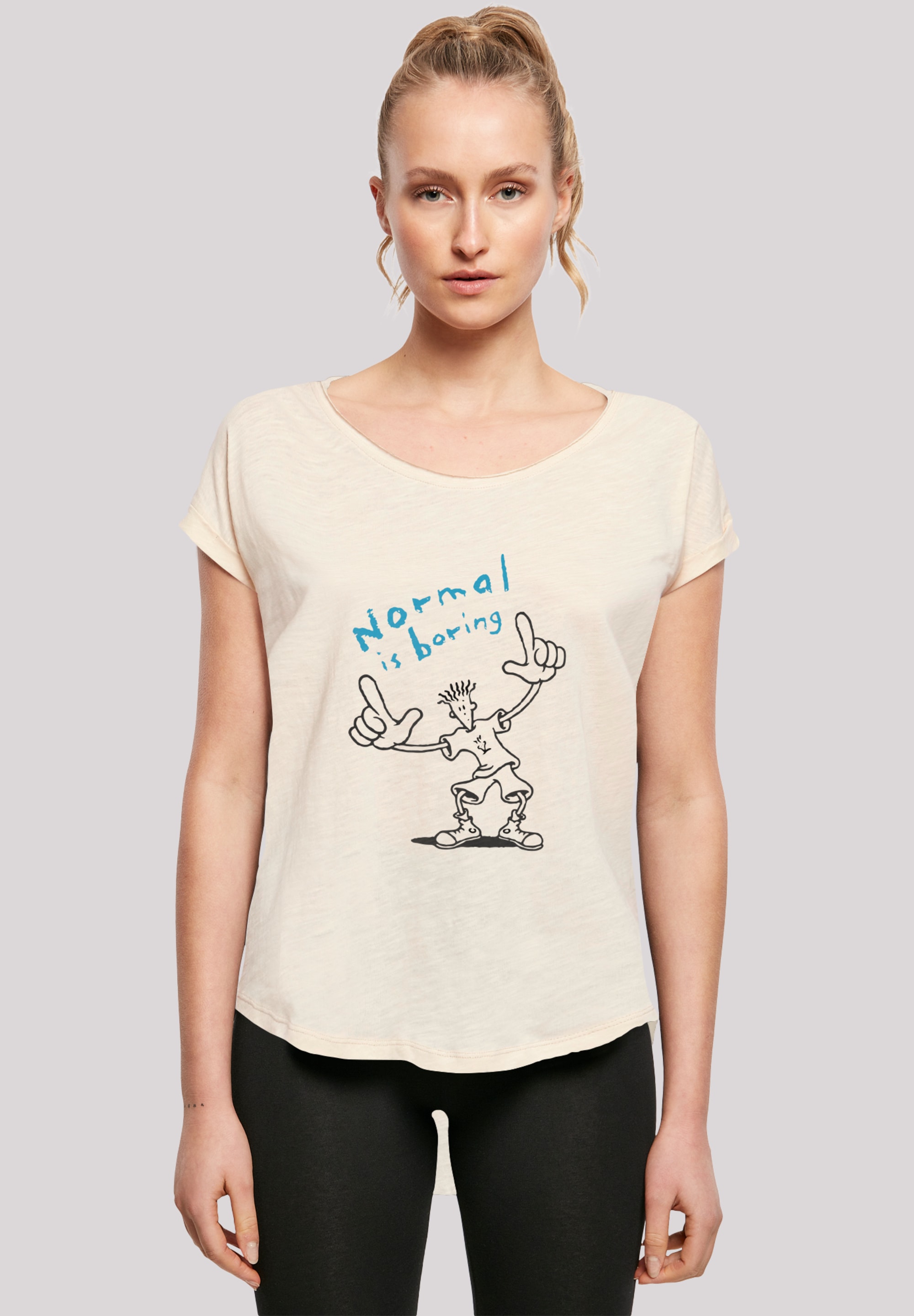 F4NT4STIC T-Shirt "Fido Dido Points Normal Is Boring", Premium Qualität günstig online kaufen
