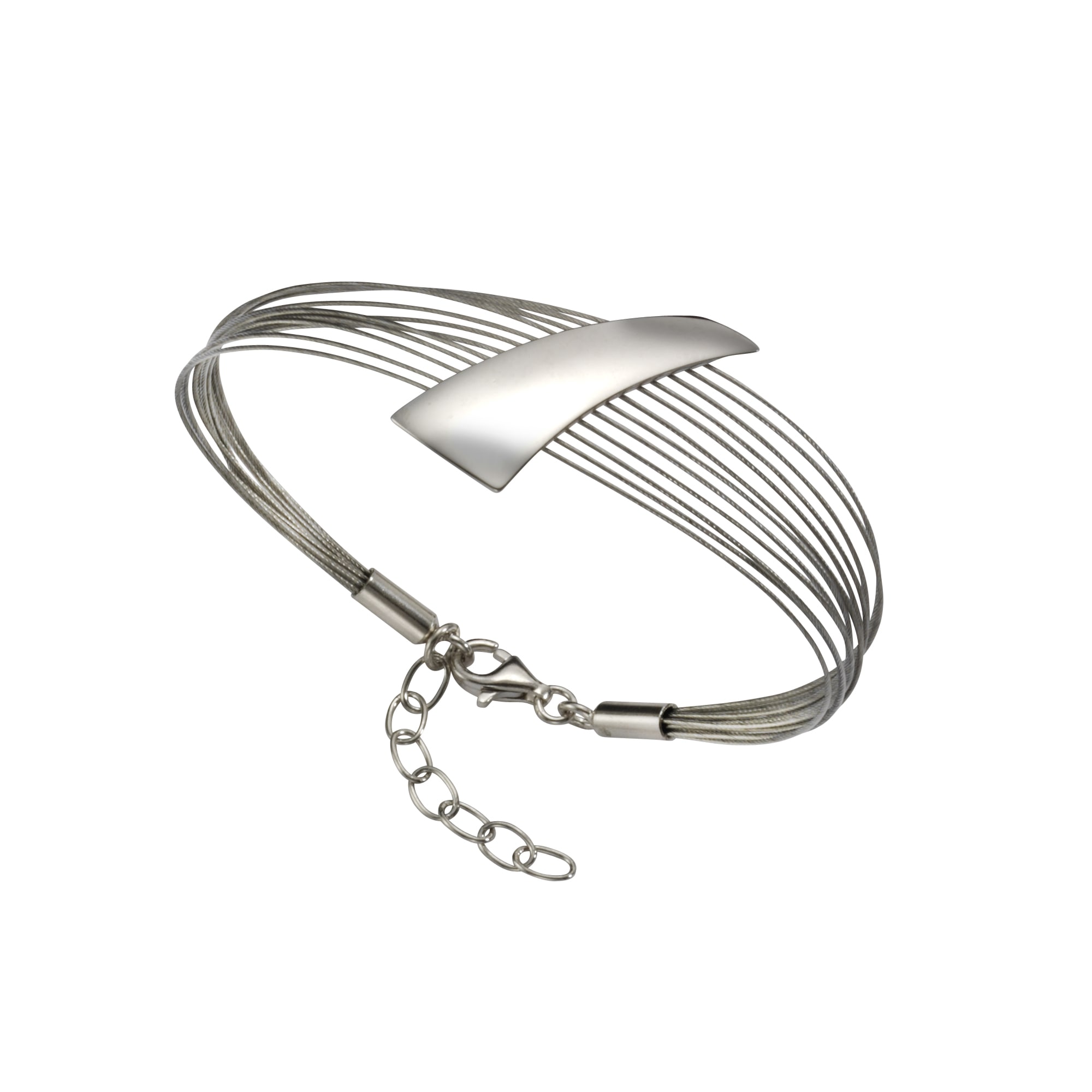 Vivance Armband »925/- Sterling Silber rhodiniert + Stahl« bestellen | BAUR