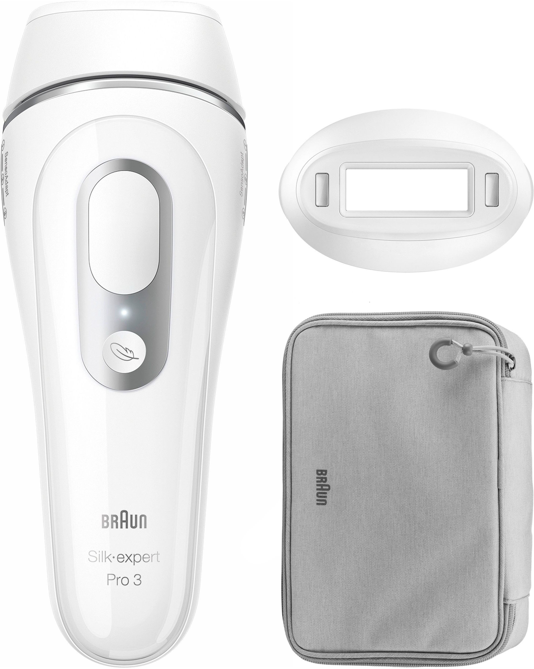 Braun Silk-expert Pro Silk expert Pro 3 PL3020 Lumière pulsée Argent, Blanc