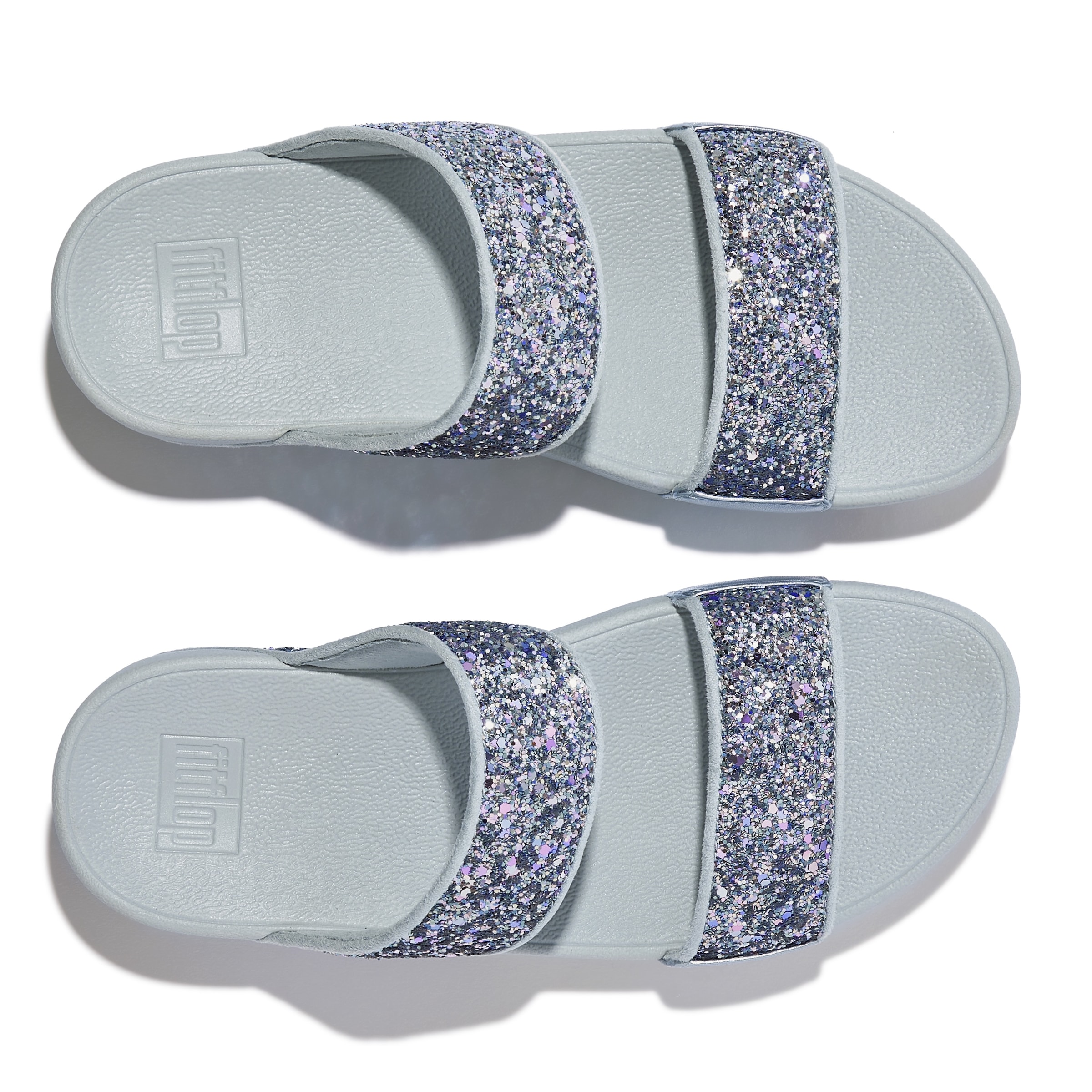 Fitflop Pantolette »LULU MULTI-TONAL GLITTER«, Badeschuh, Slides, Sandale mit Glitter