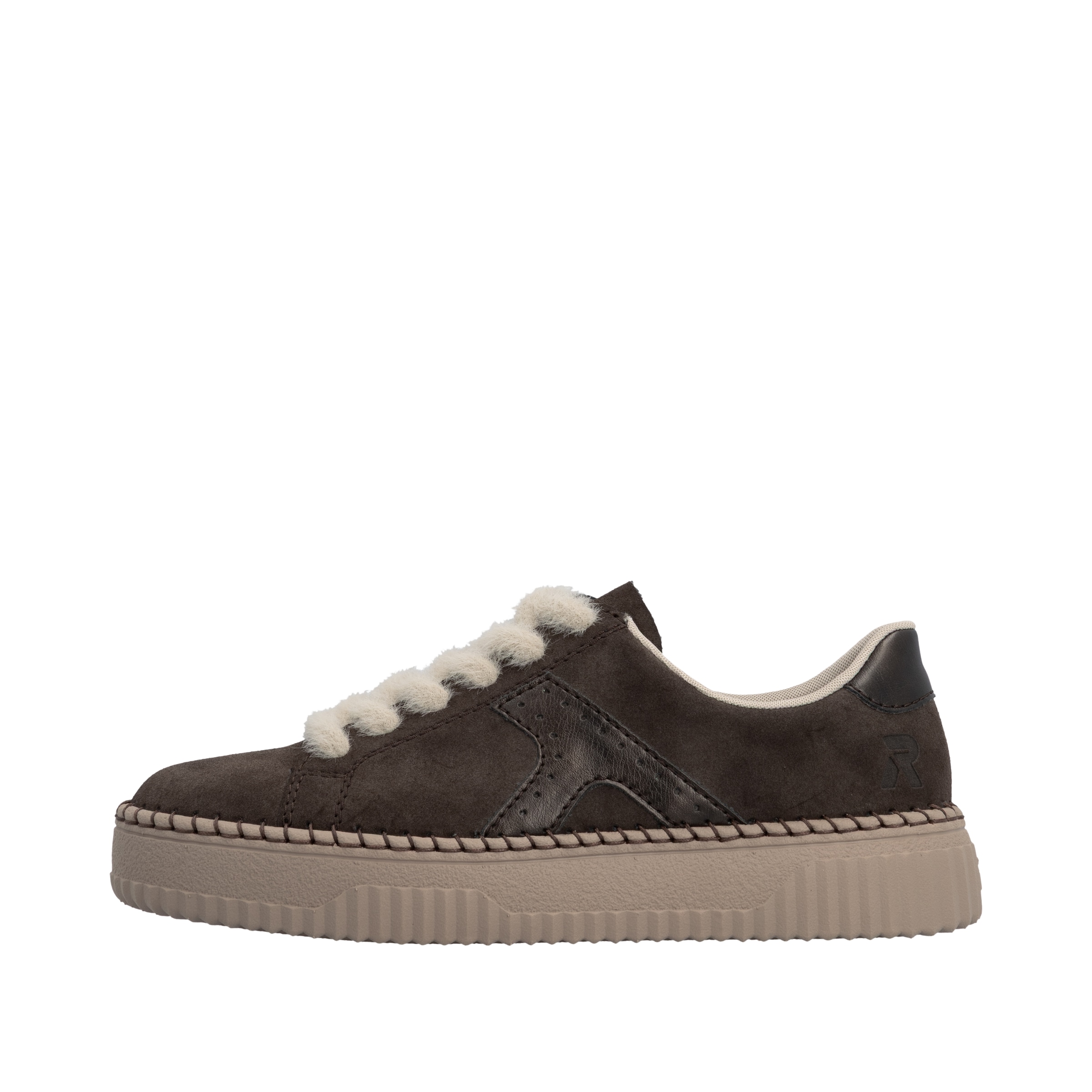 Rieker Plateausneaker  Halbschuh, Schnürschuh mit gepolsterter Innensohle