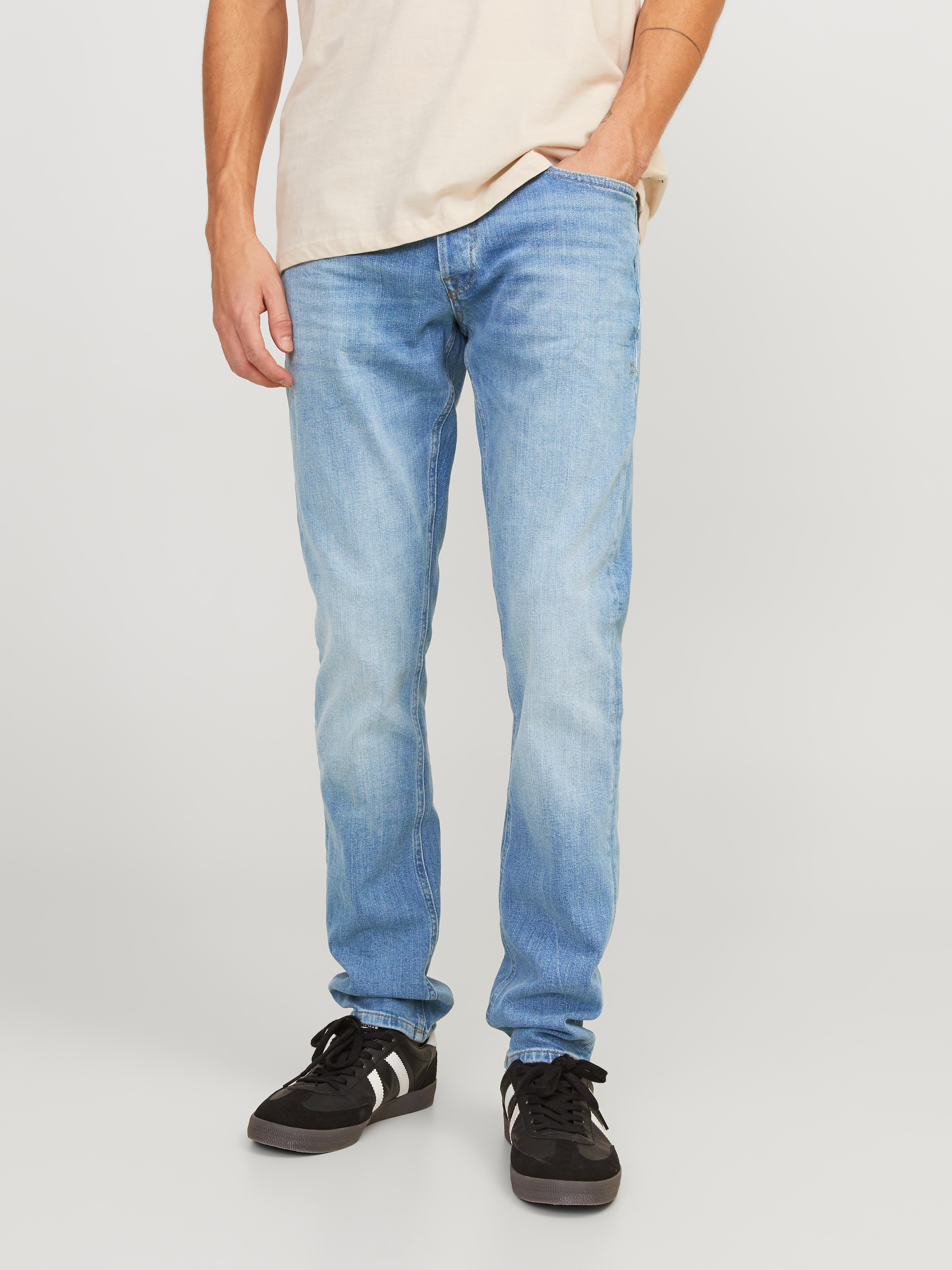 Jack & Jones Slim-fit-Jeans "JJIGLENN JJWARD JJ 322 N" günstig online kaufen