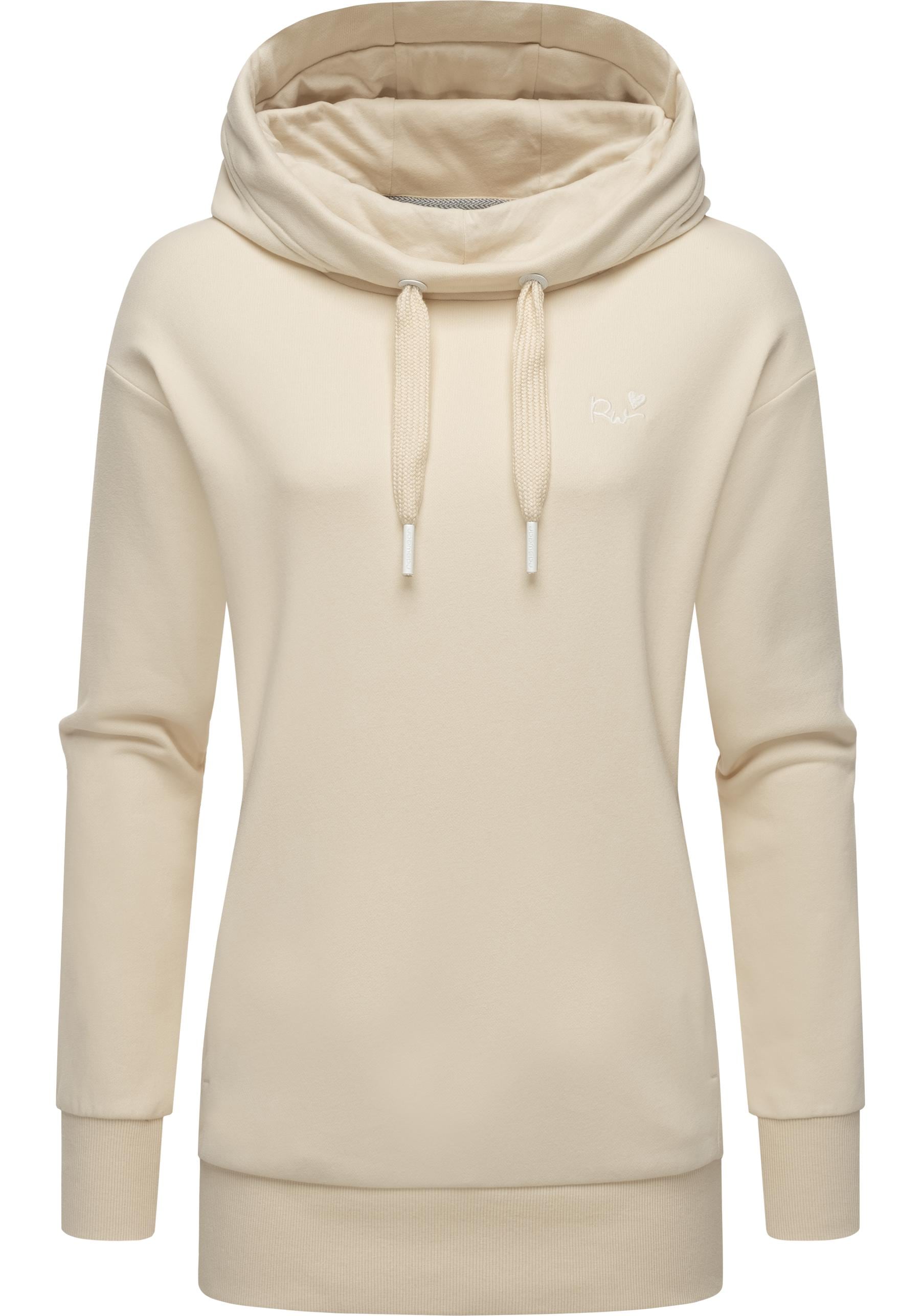 Ragwear Stehkragenpullover »Yodis«, modischer Kapuzenpullover mit hohem Kragen