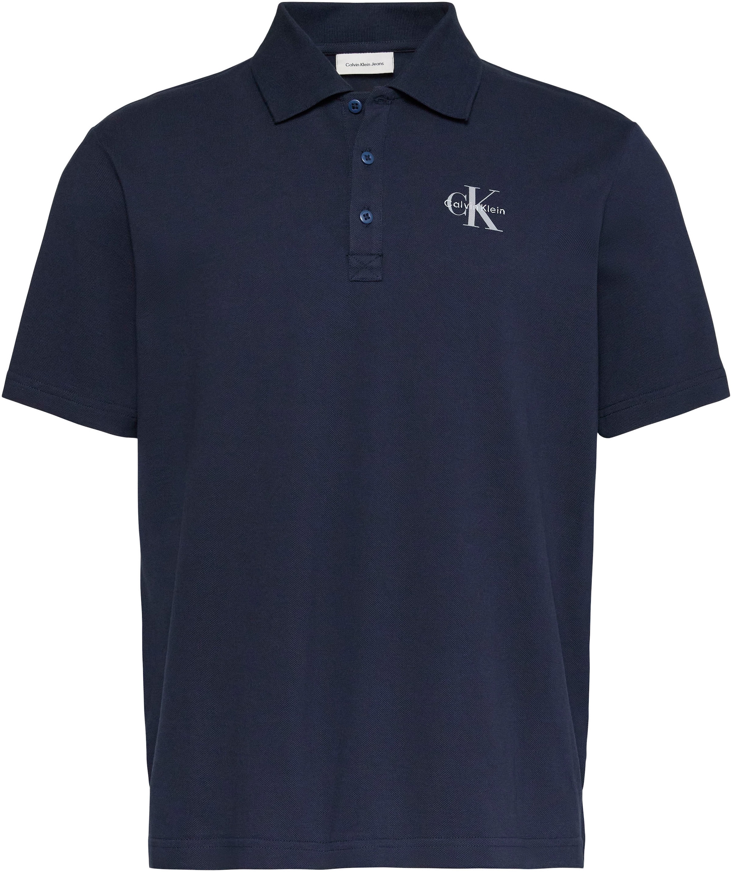 Calvin Klein Jeans Poloshirt »EASY MONOLOGO CASUAL PIQUE« Regular fit mit Polokragen