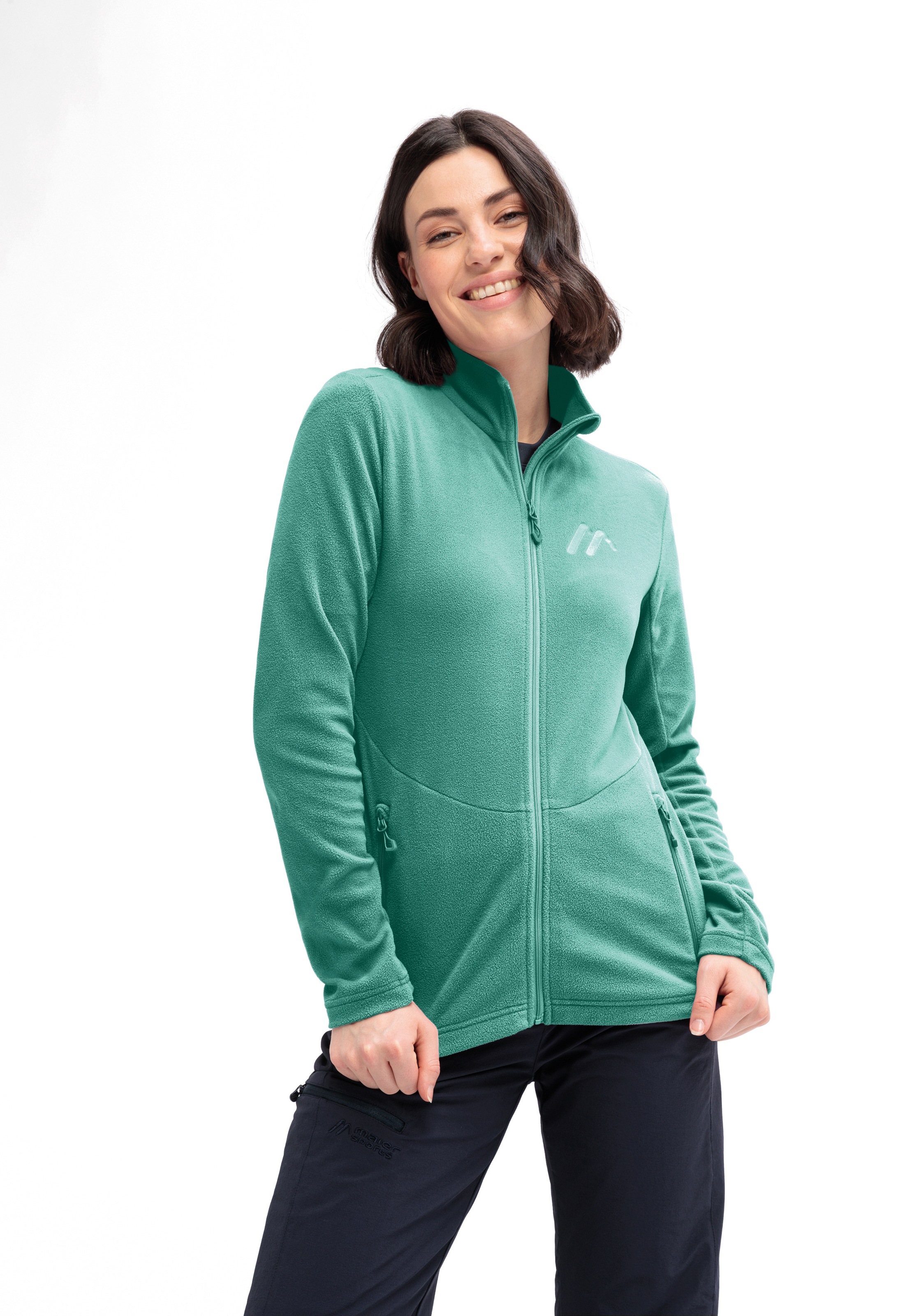 Maier Sports Fleecejacke »Denise Jacket W« Damen Midlayer, atmungsaktiv schnelltrocknend, Full-Zip, Regular fit