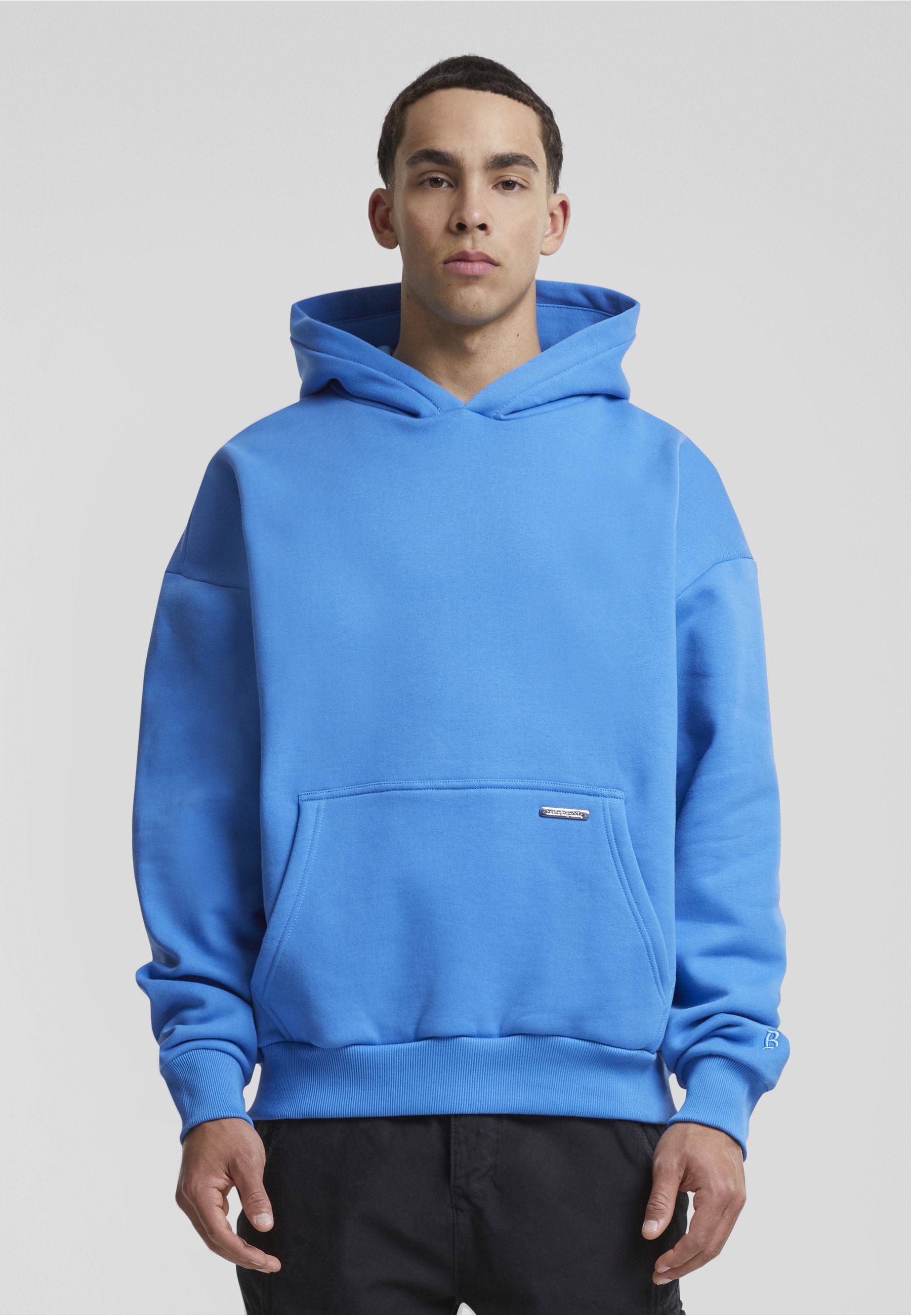 Dropsize Kapuzenpullover »Dropsize Herren Bazix Republiq Super Heavy Blank Hoodie« 1 Stk.