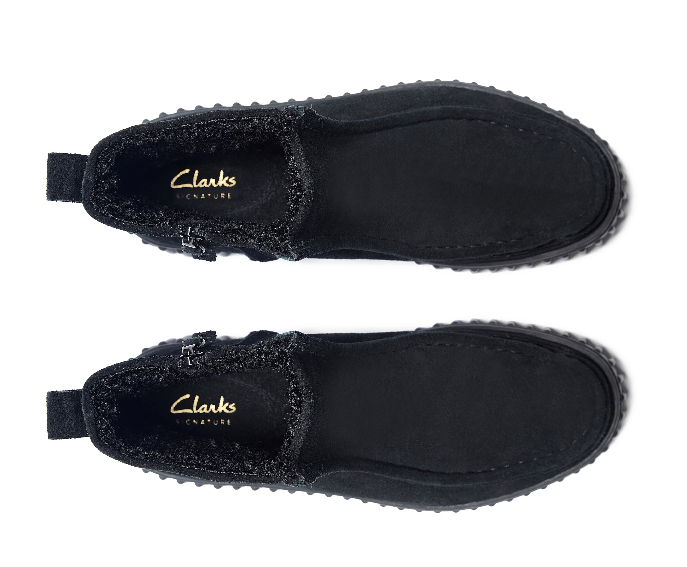 Clarks Winterboots »Torhill Cozy«, Plateauboots mit modischer Ziernaht
