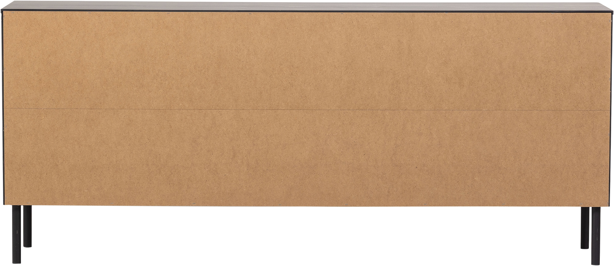 WOOOD Sideboard »Gunnar mit FSC®-Mix Massivkiefer subtile Griffmulden 201 x 44 x 85 cm« Tragkraft 20 kg pro Einlegeboden, einfach zu montieren, mit Schutzlack