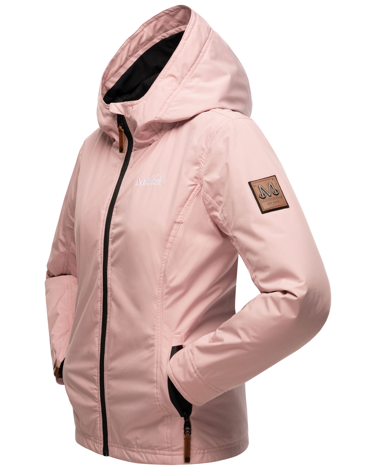 Marikoo Outdoorjacke »Brombeere«, sportliche Übergangsjacke mit Kapuze