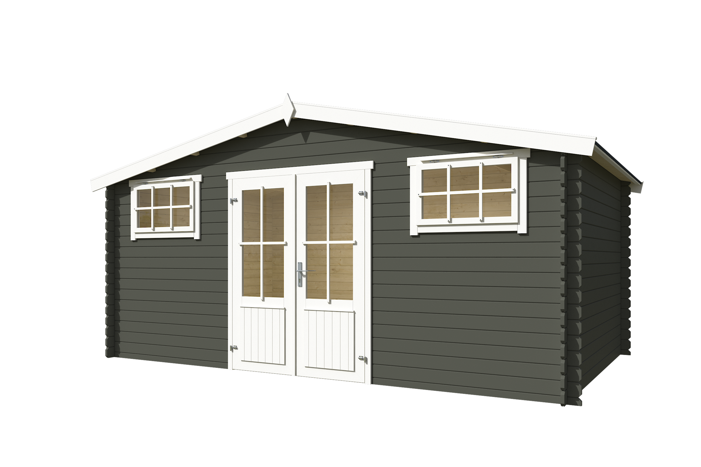 Nordic Holz Gartenhaus "Boston", (zwei obere Einzelfenster) günstig online kaufen