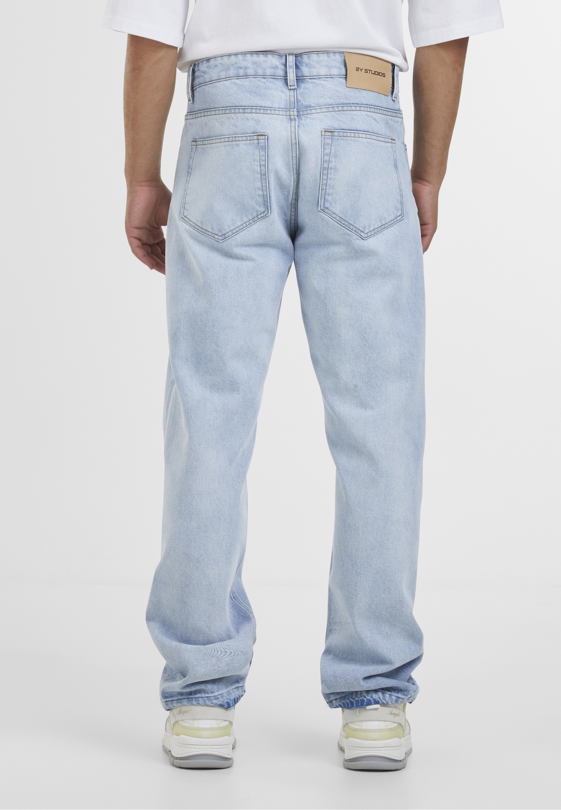 2Y Studios Bequeme Jeans »2Y Studios Durga Logo Straight Jeans«