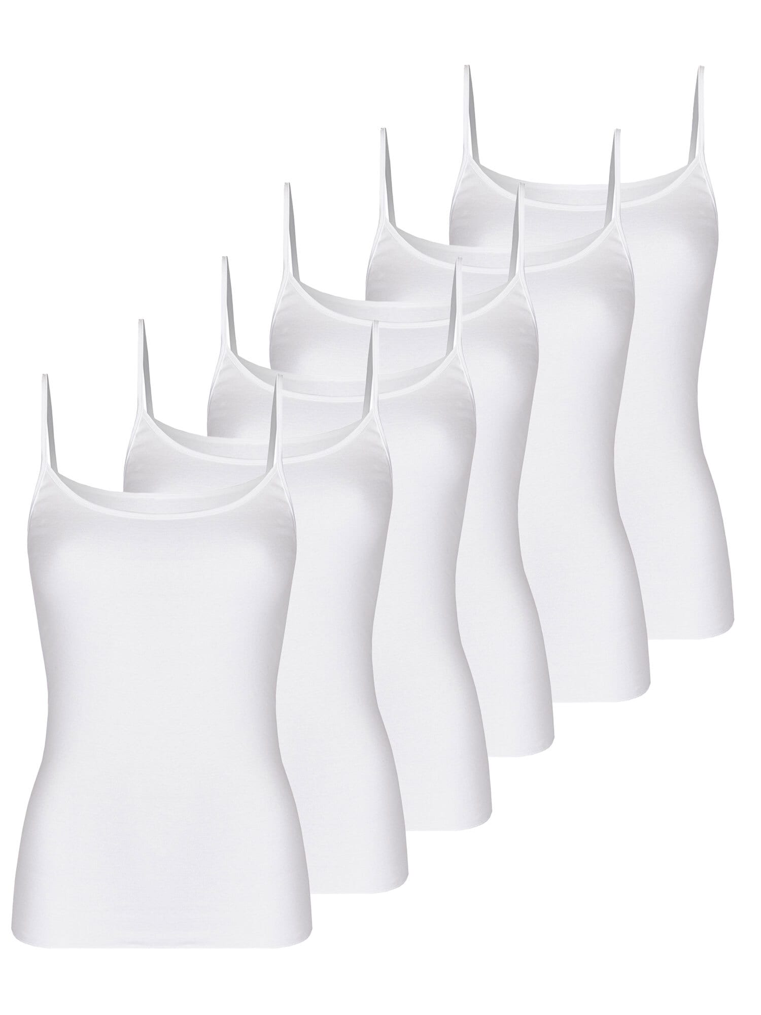 Nina Von C. Achseltop "6er Pack Trägerhemd Fine Cotton"