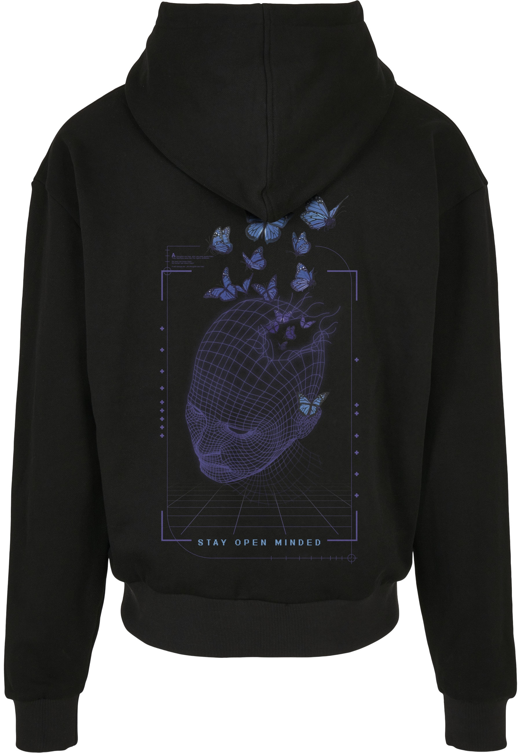 Upscale by Mister Tee Kapuzenpullover »Upscale by Mister Tee Herren Grid Head Butterfly Oversize Hoody« 1