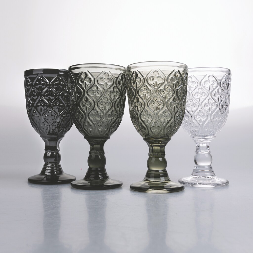 Villa d'Este Weinglas »Marrakesch Stones«, (Set, 4 tlg.), Gläser-Set, 4-teilig, Inhalt 280 ml