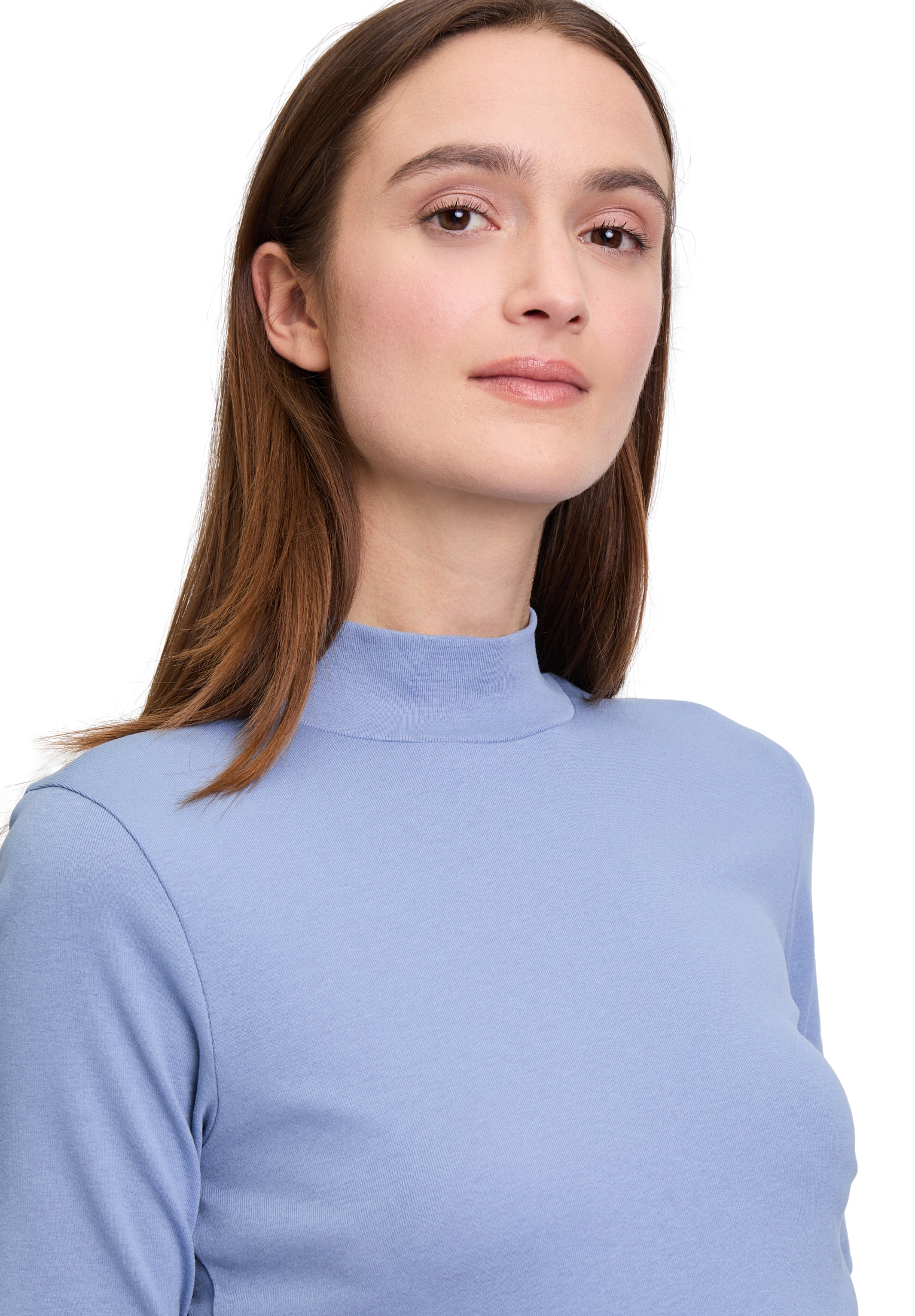 Cartoon Kurzarmshirt »Cartoon Damen Basic Shirt mit Kragen«, (1 tlg.), Material