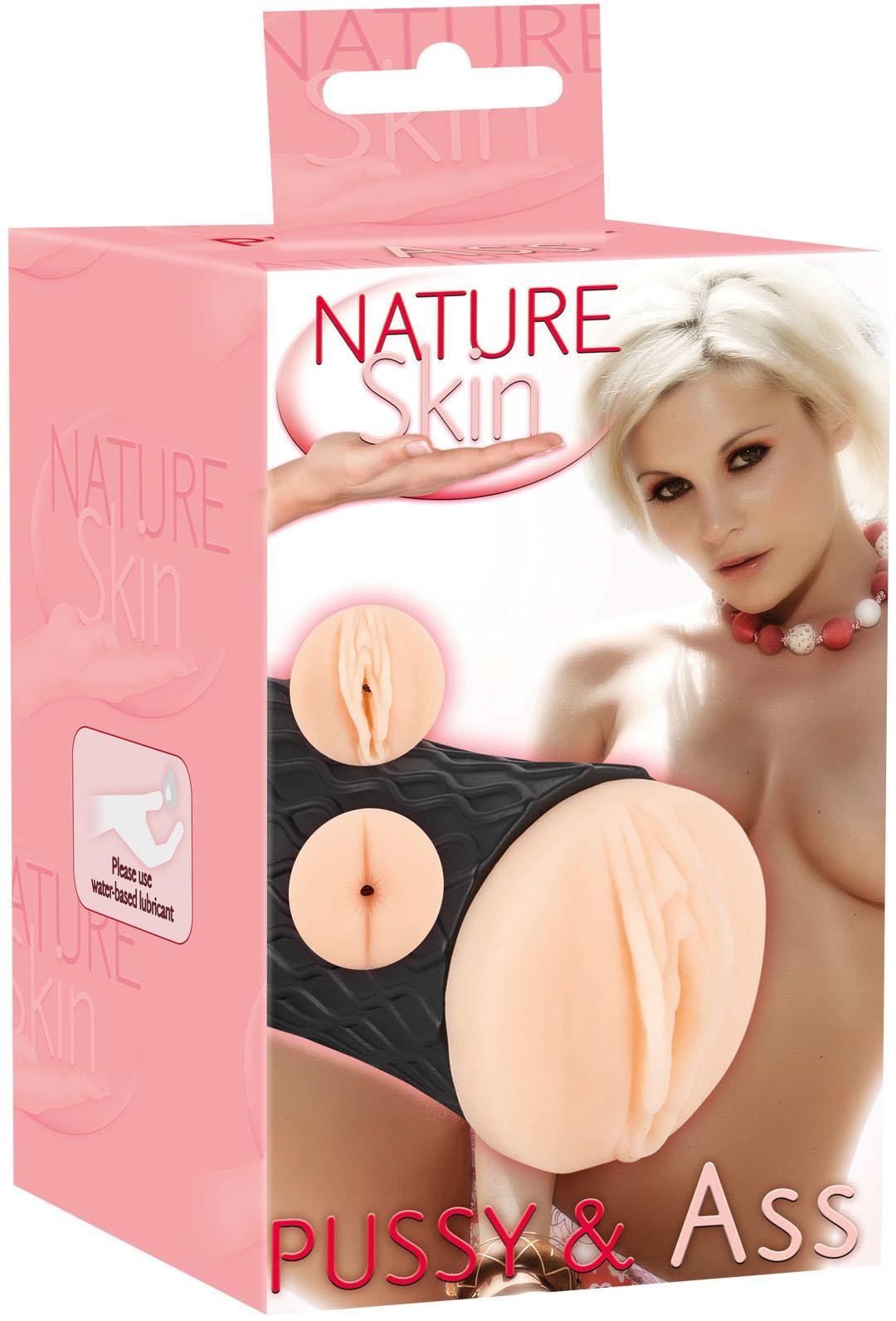 NATURE SKIN Masturbator »Pussy & Ass«, mit zwei Lustöffnungen