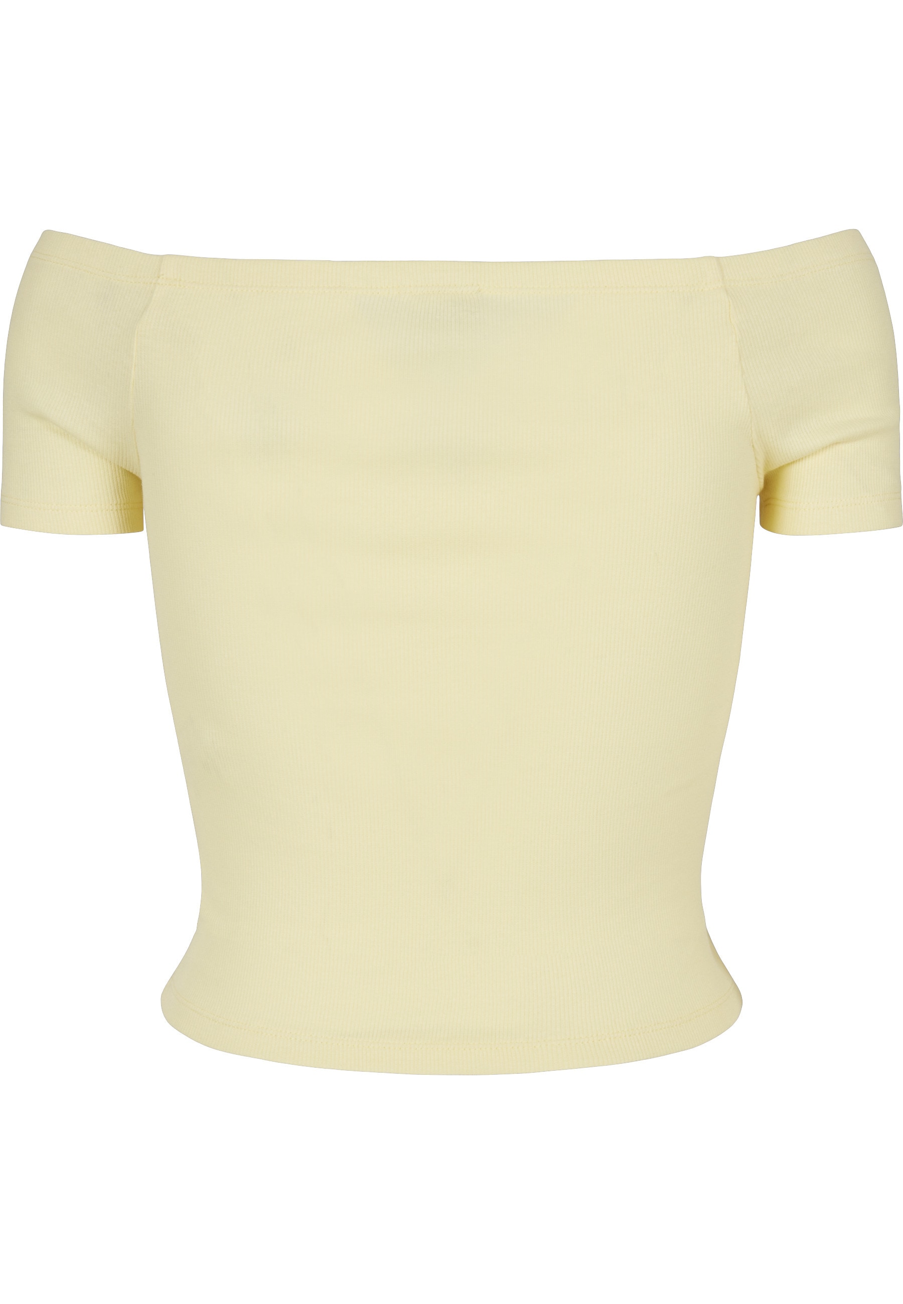 URBAN CLASSICS T-Shirt »Urban Classics Damen Ladies Off Shoulder Rib Tee« 1 Stk.