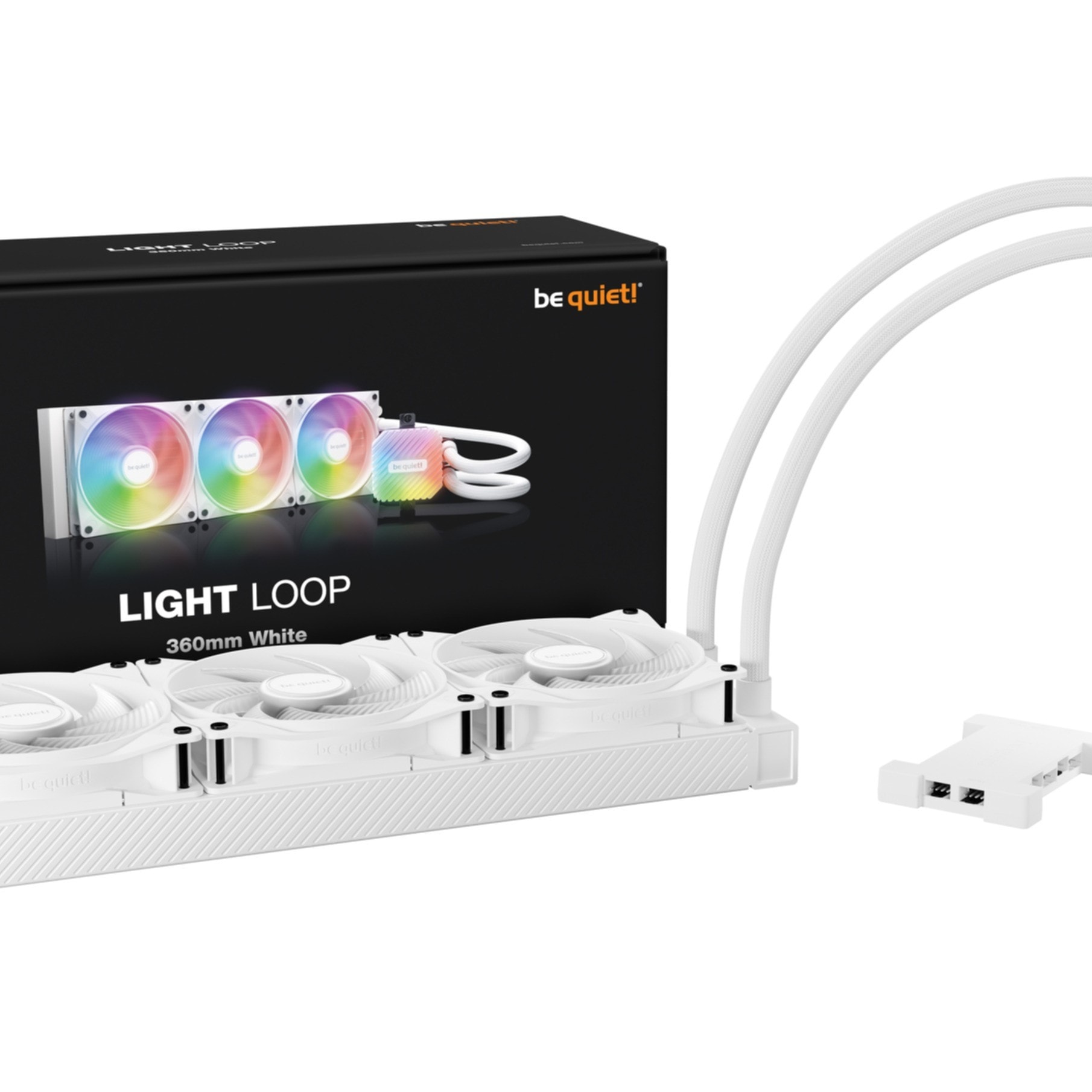 be quiet! Gehäuselüfter »LIGHT LOOP 360mm White«